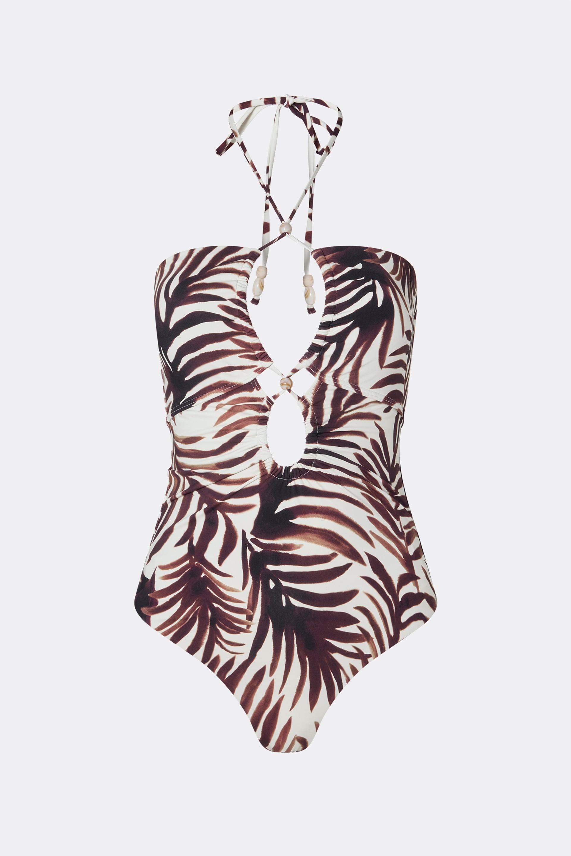 Idalia swimsuit Burnt Leaf (1)