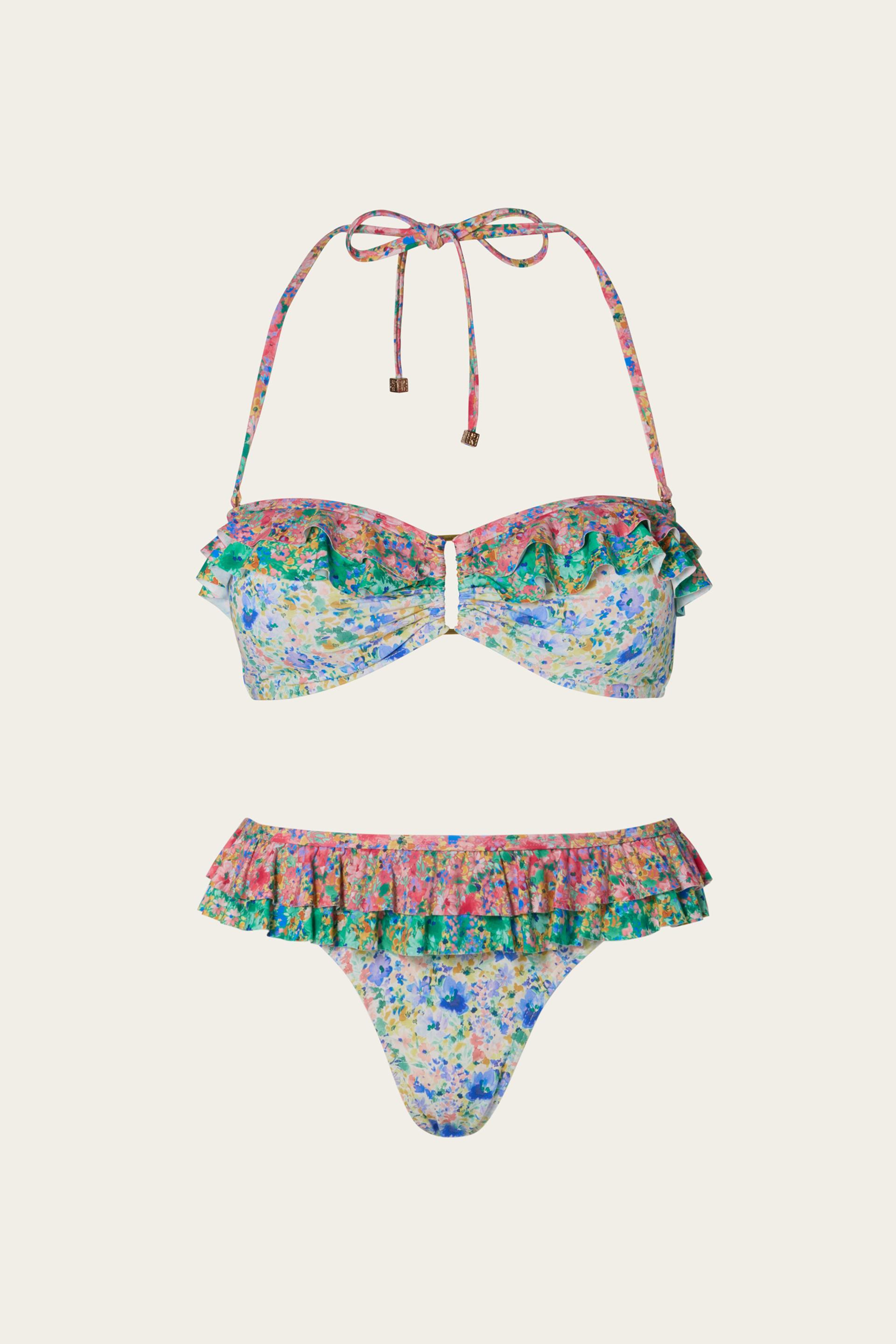 Coraline bikini top Multi Ditsy 1