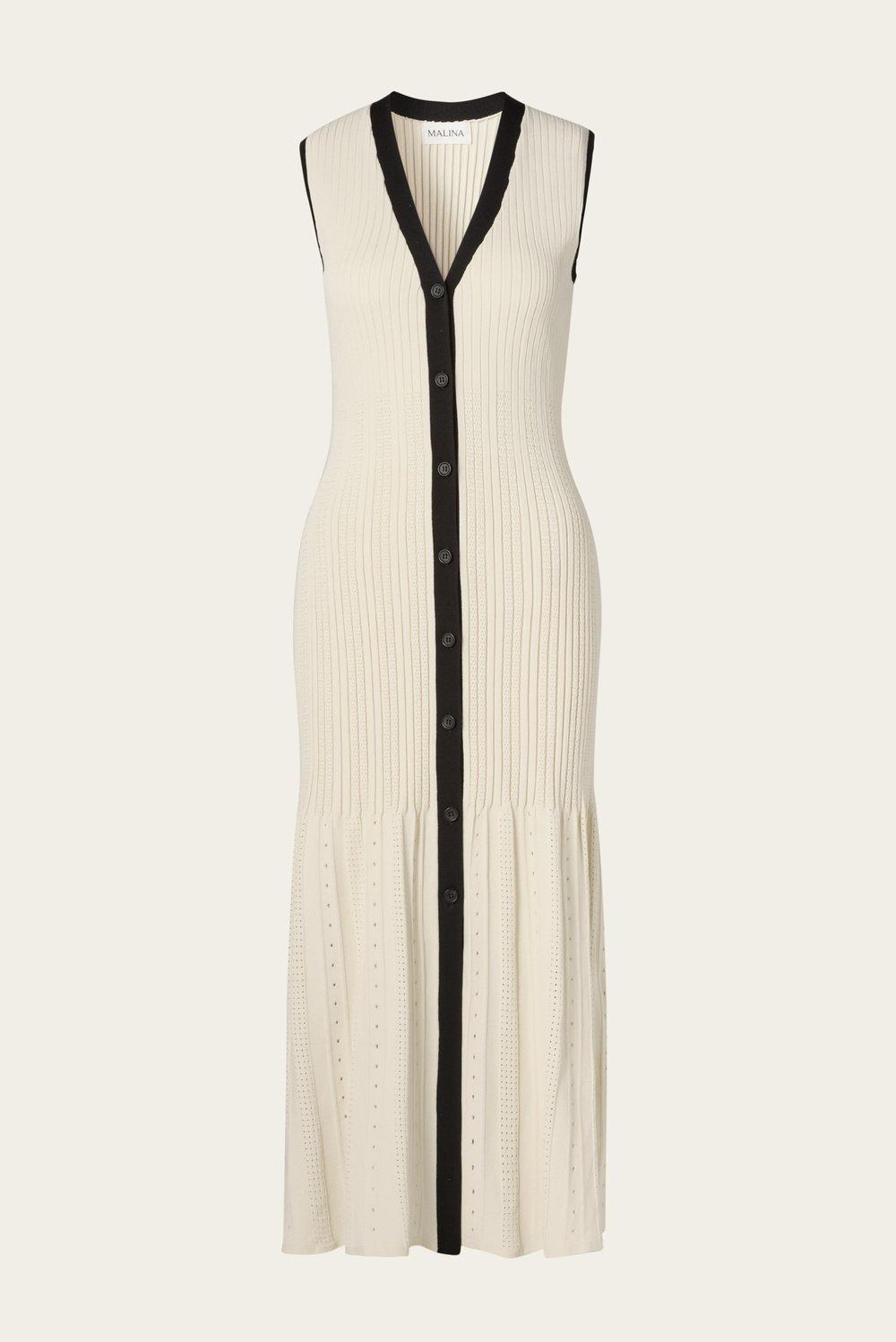 Portia midi dress Vanilla 1