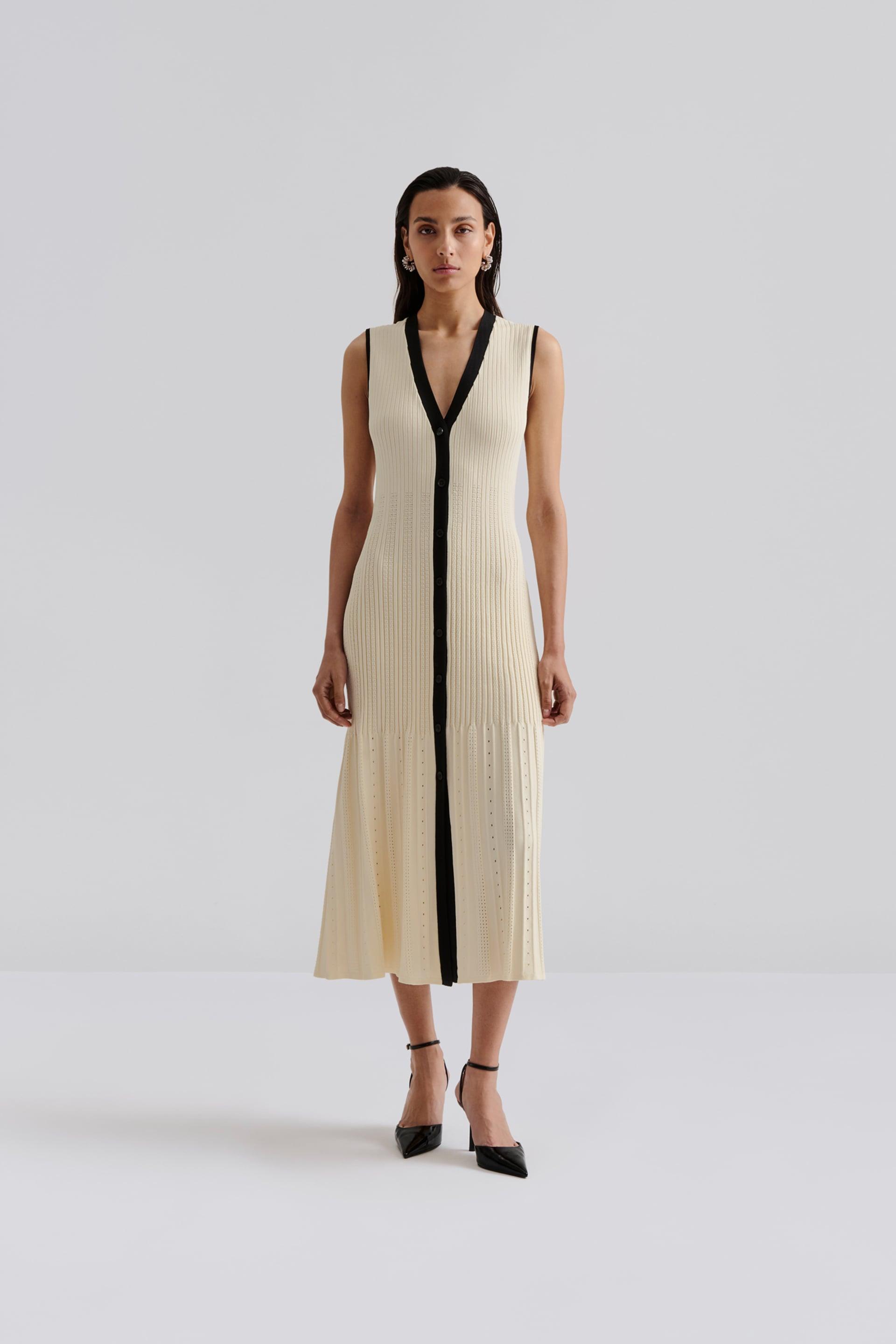 Portia midi dress Vanilla 2