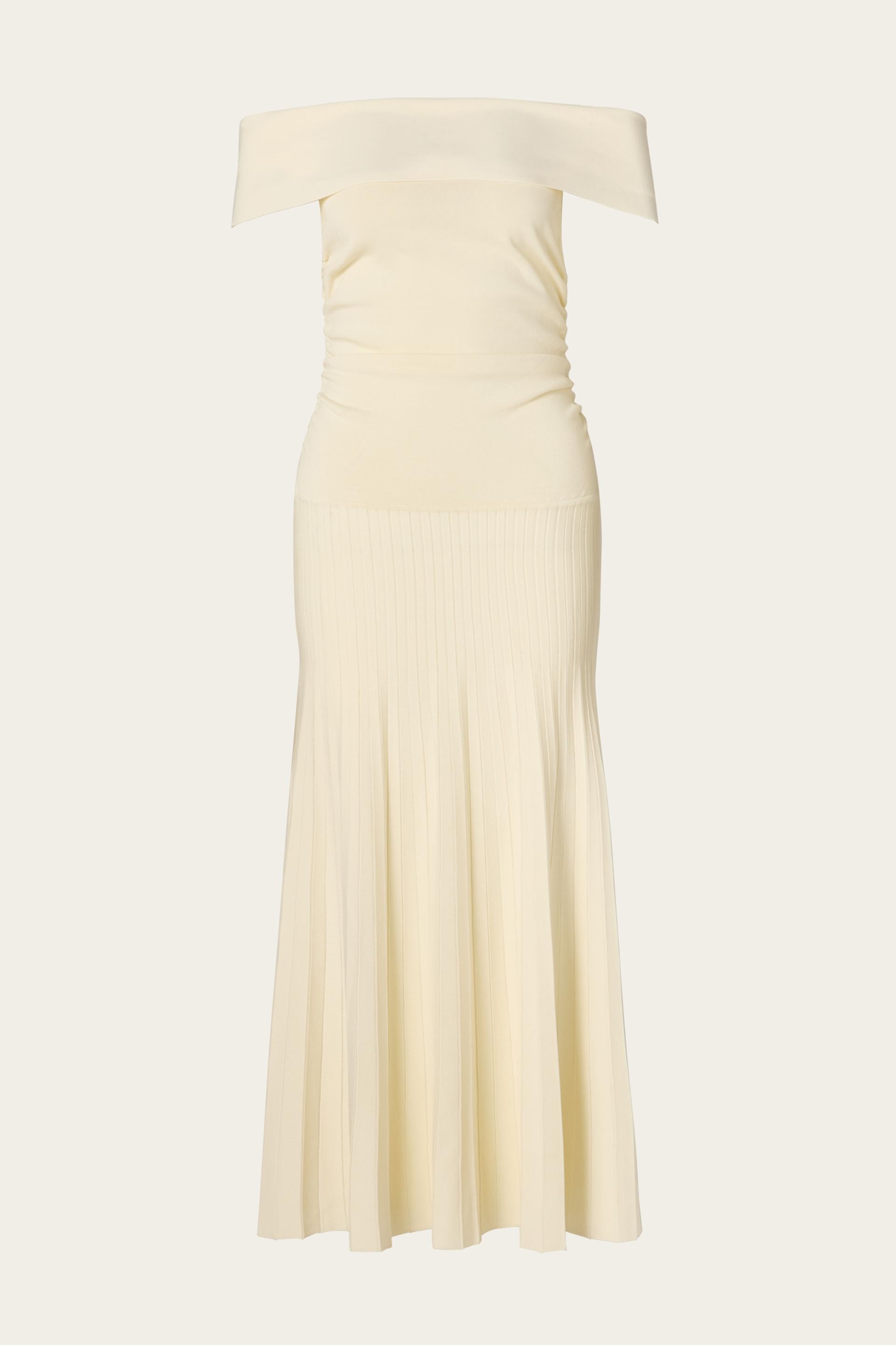 Althena midi dress Cream 1