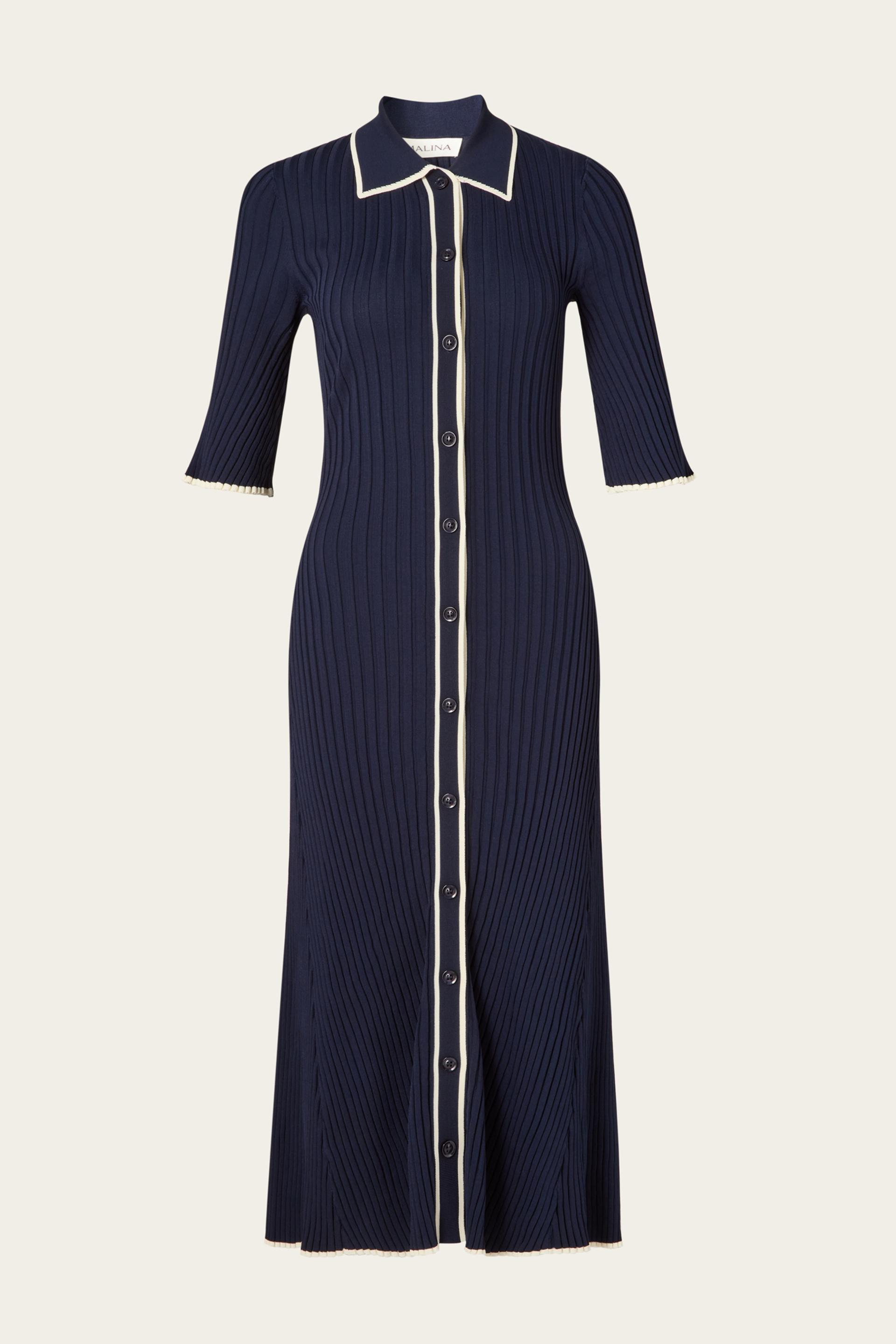 Kali midi dress Dark Blue 1
