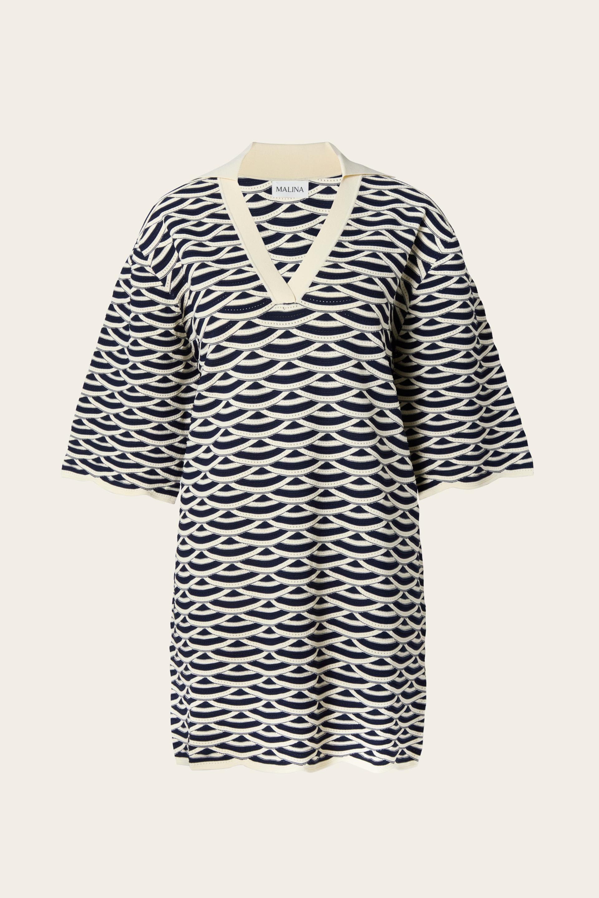 Thyme mini dress Dark Blue Multi 1