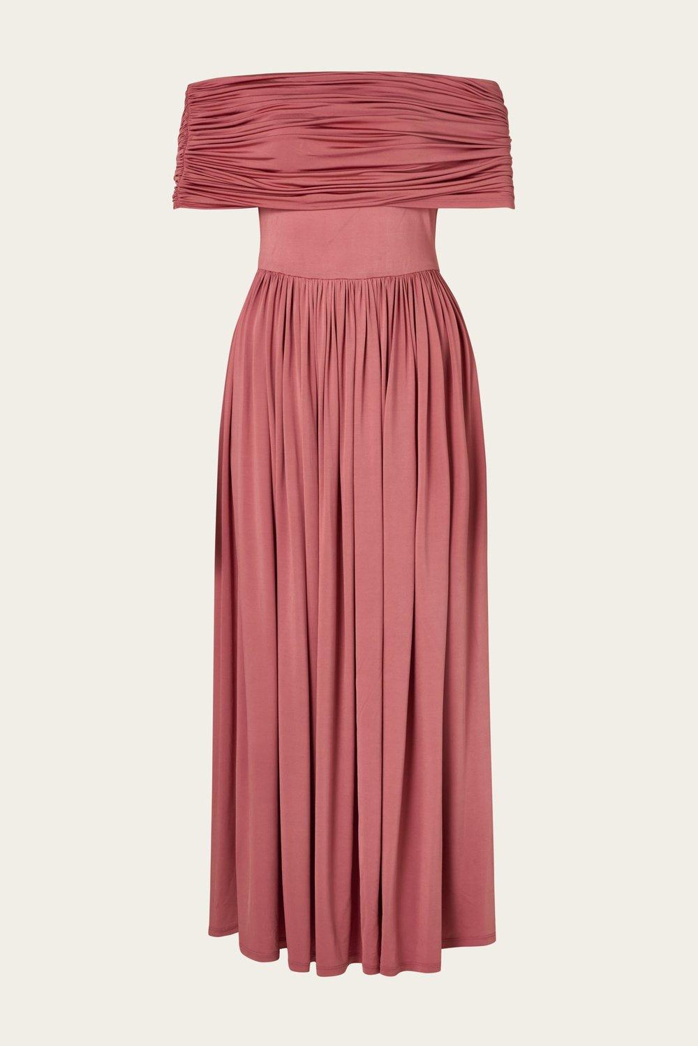 Ariel midi dress Terracotta 1