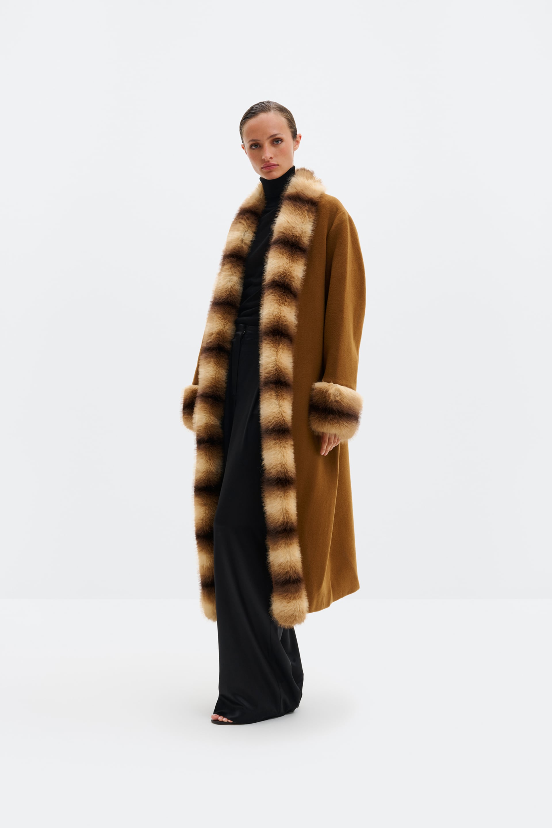 Anouk yve coat Camel 2