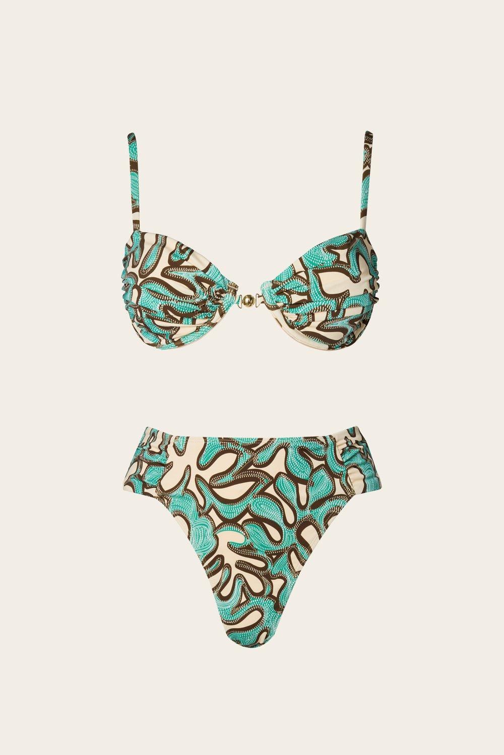 Tovere Bikini Top Ocean Corals 1