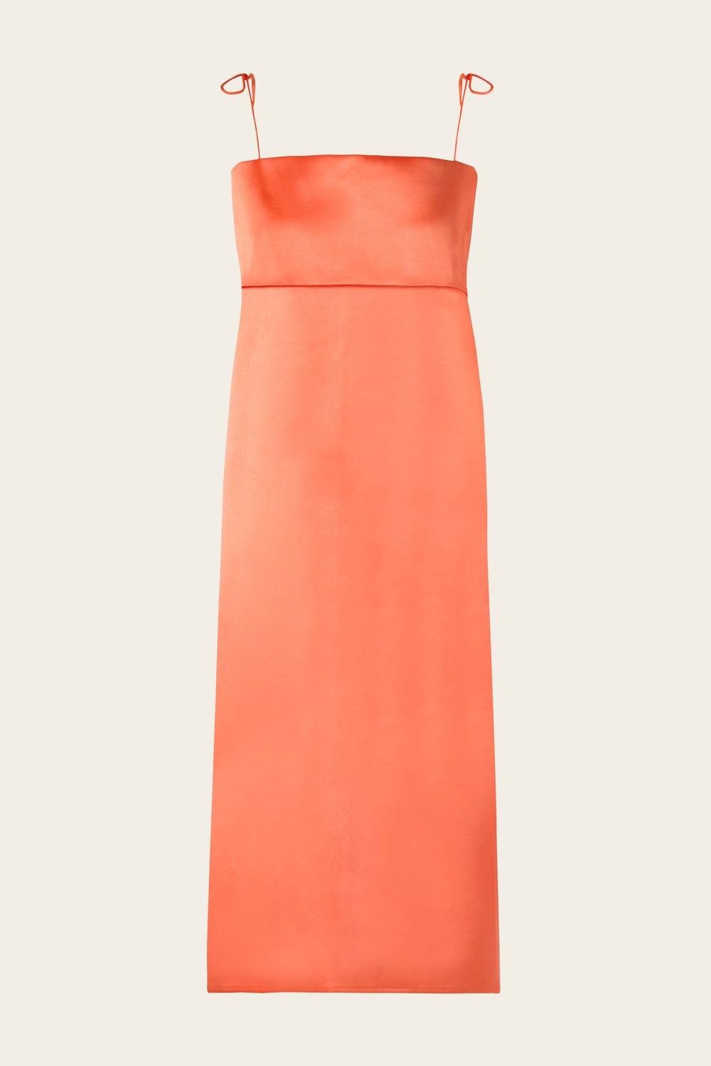 Mette Midi dress Papaya 1