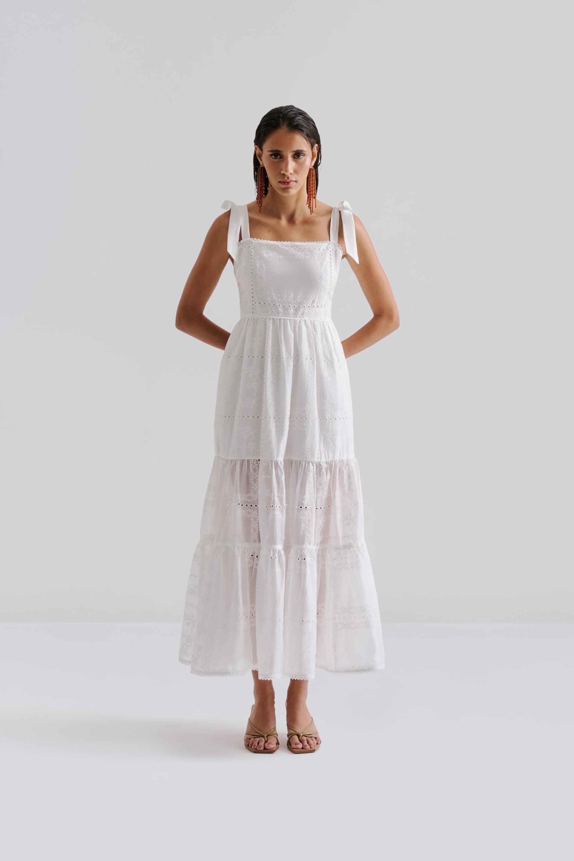 Adri maxi dress White 2