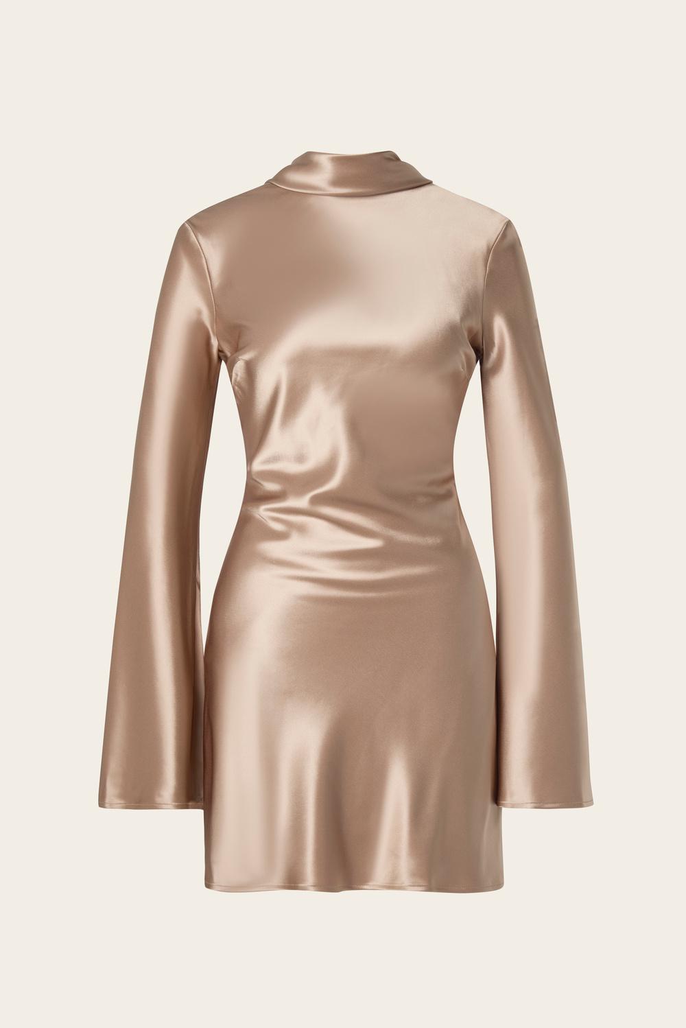 Cezanne mini dress Tan 1