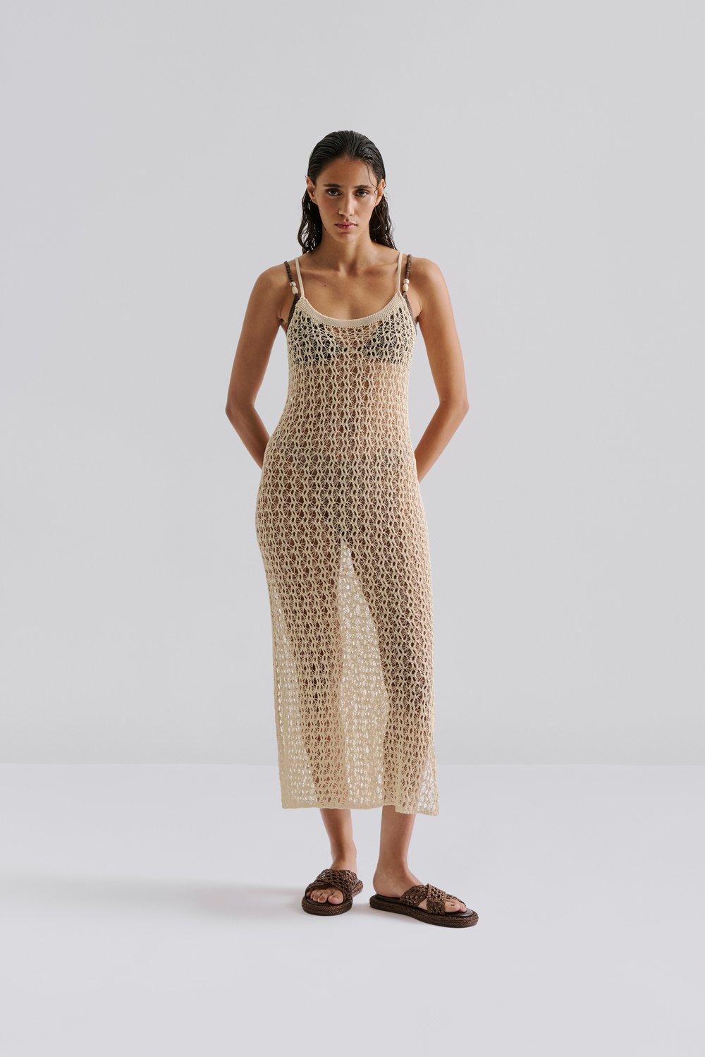Claudine maxi dress Sand 2