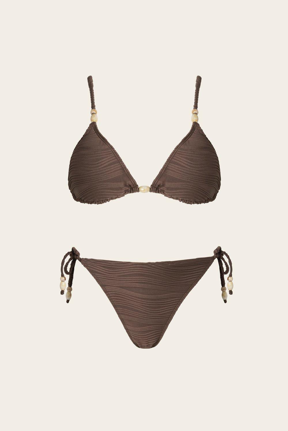 Magnolia Bikini Top Chocolate 1