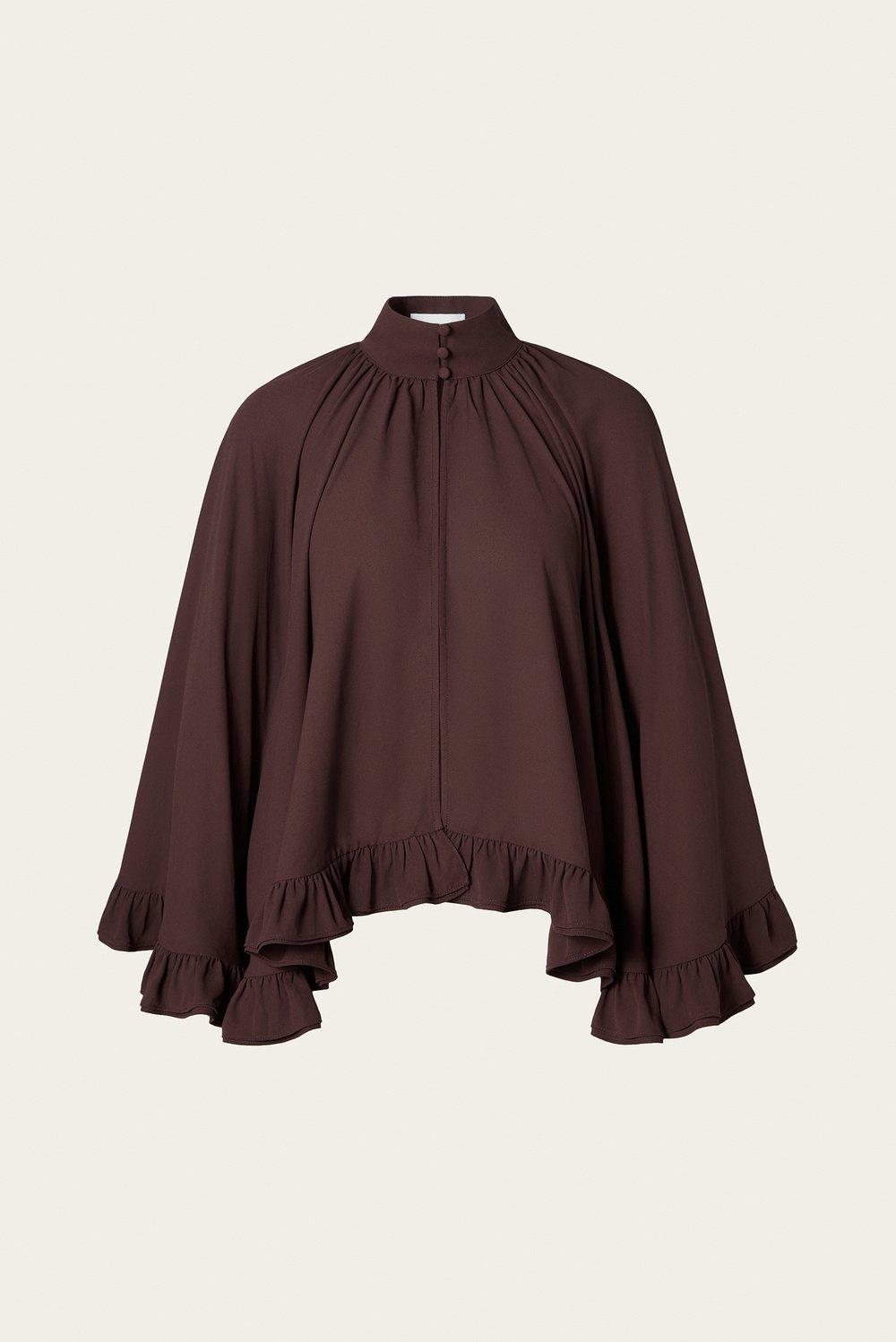 Esti blouse Chocolate 1