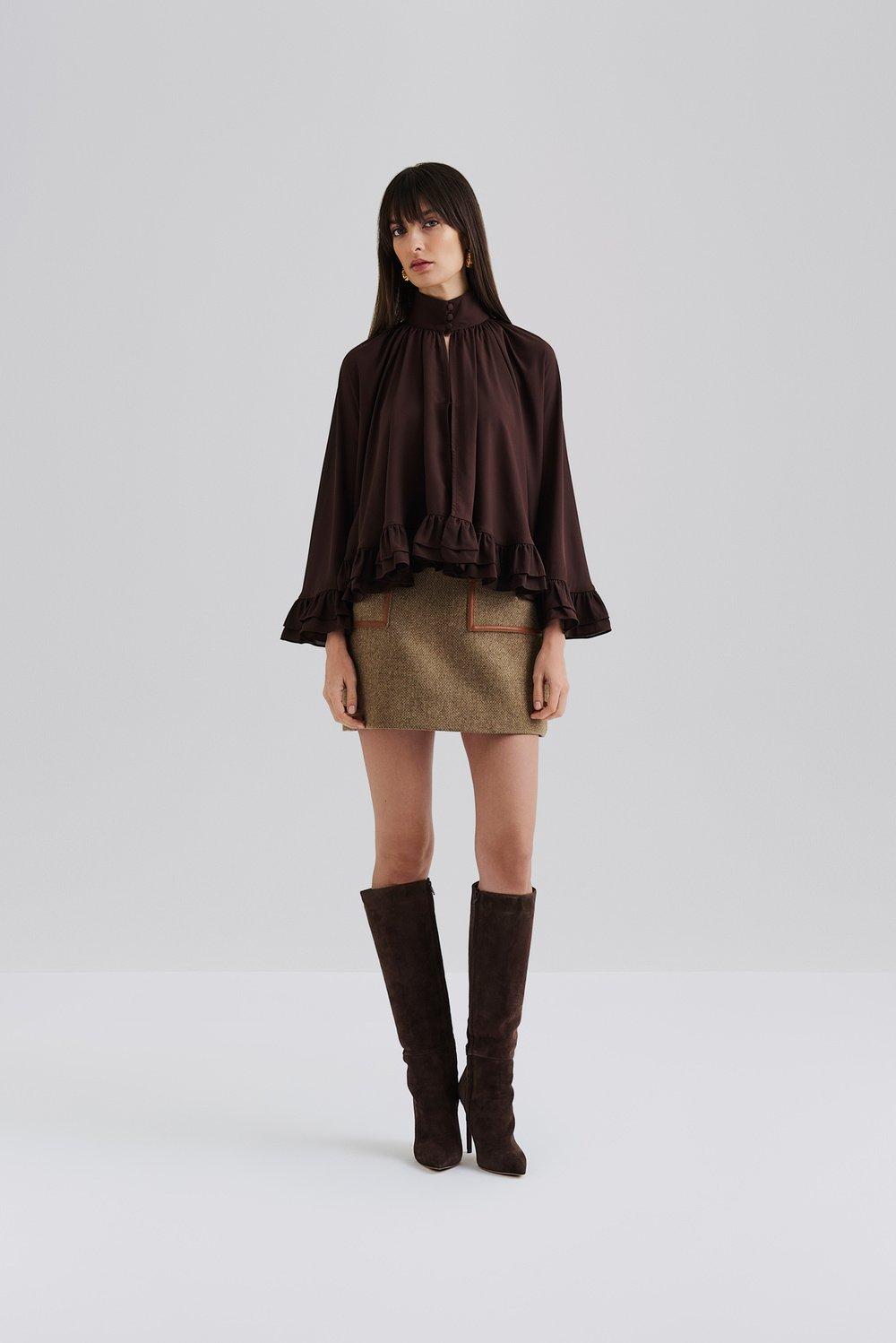 Esti blouse Chocolate 2