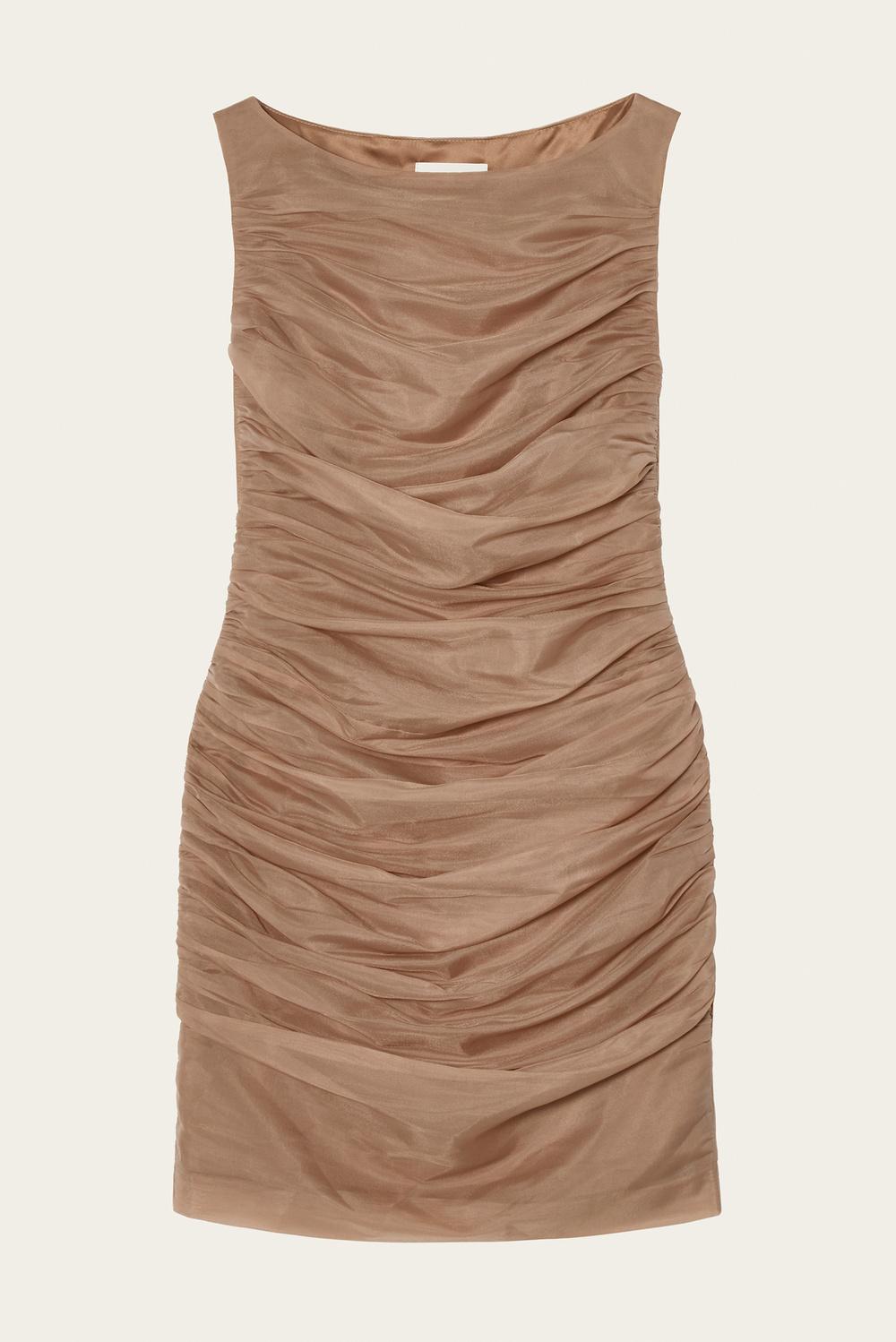 Lynn Mini dress Taupe 1