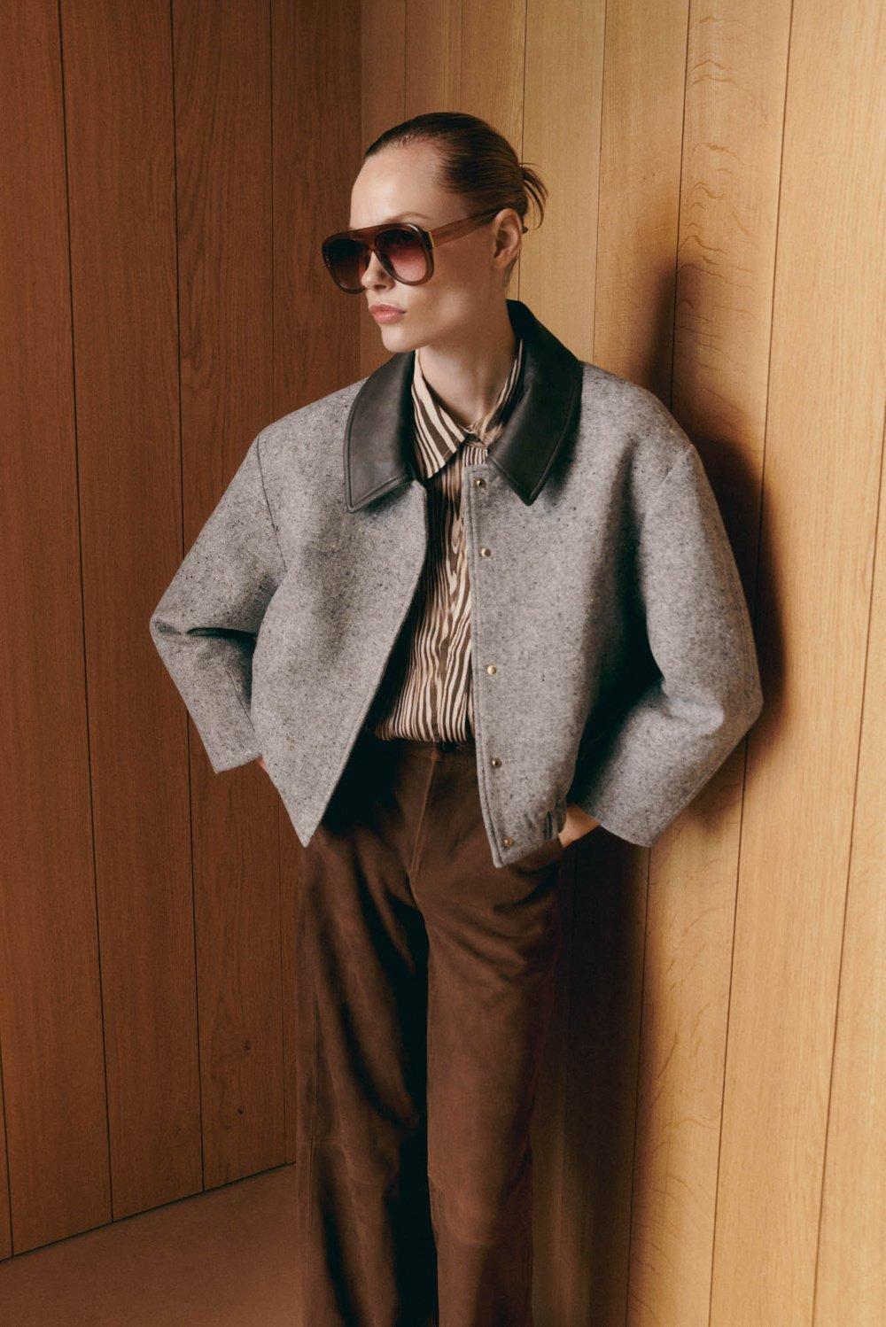 Francie jacket Taupe 2