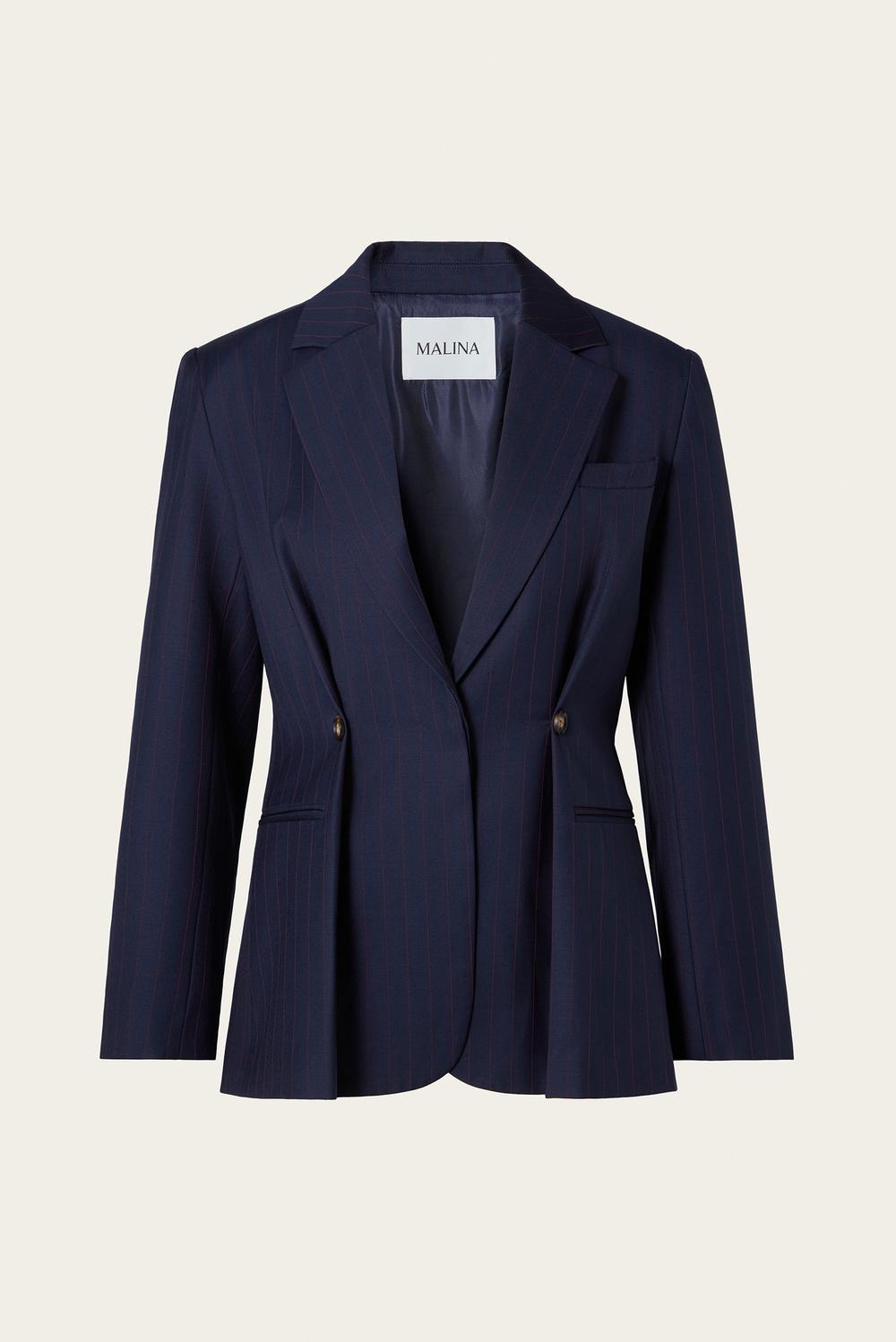 Iliana blazer Dark Blue Pinstripe 1