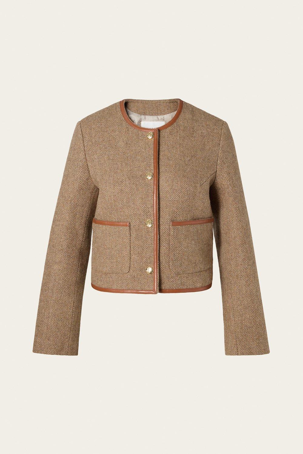Ninette jacket Taupe 1