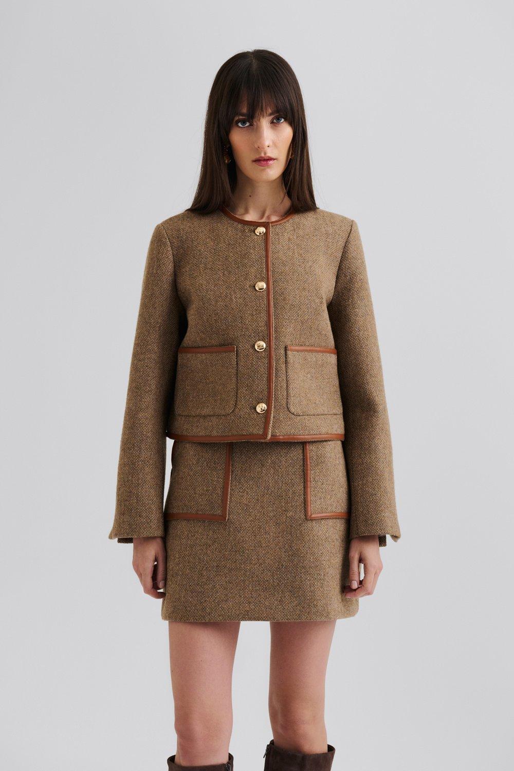 Ninette jacket Taupe 2