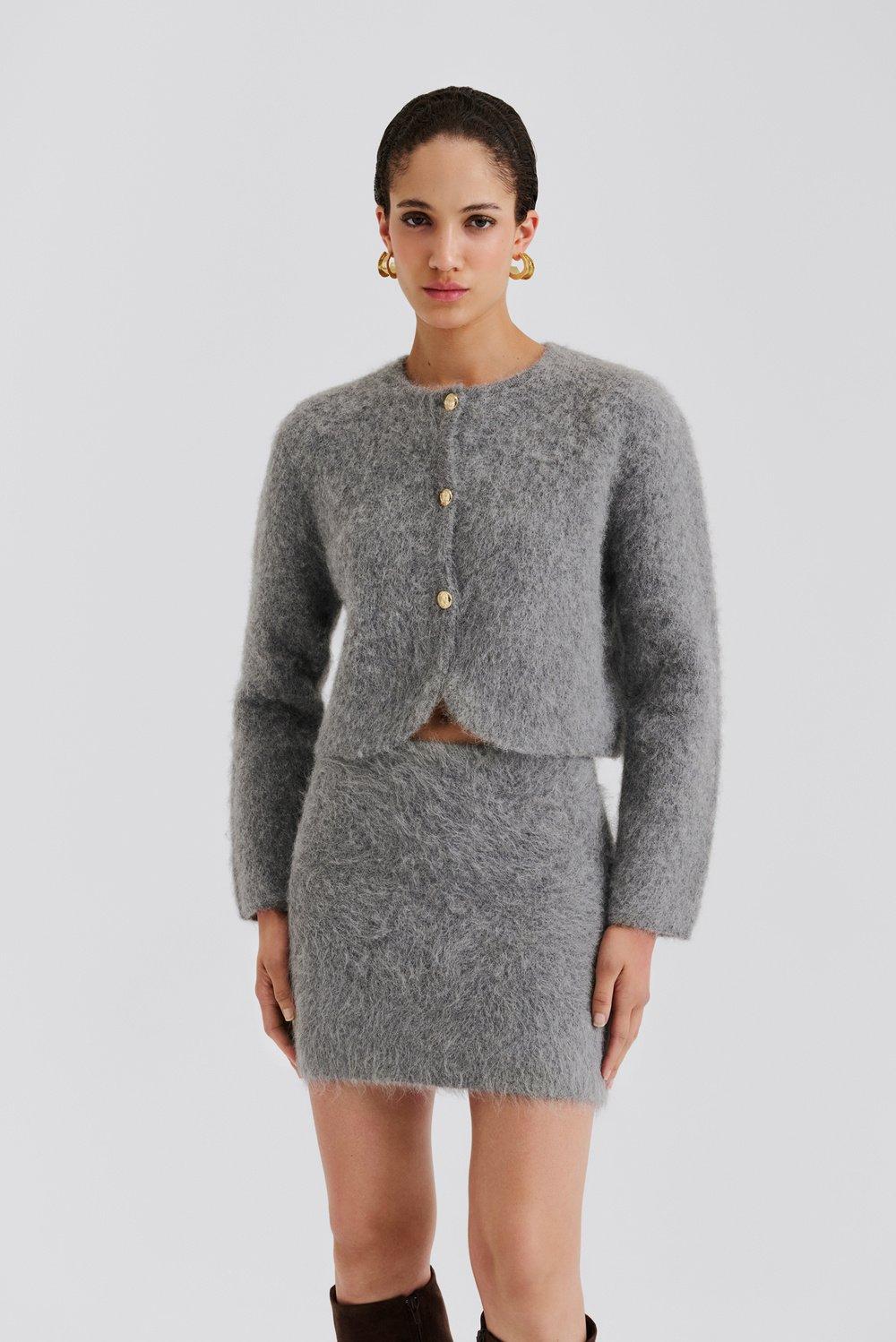 Aislinn cardigan Grey 2