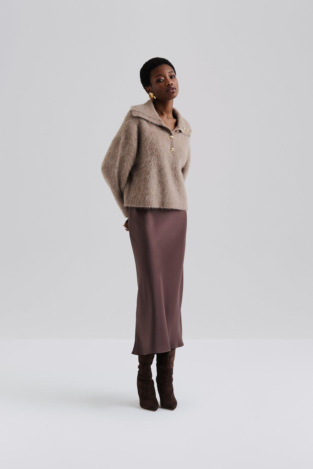 Yselle sweater Taupe 2