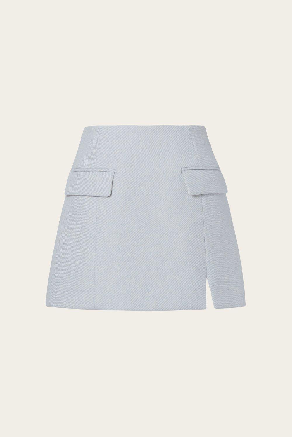 Sandra mini skirt Blue Fishbone 1