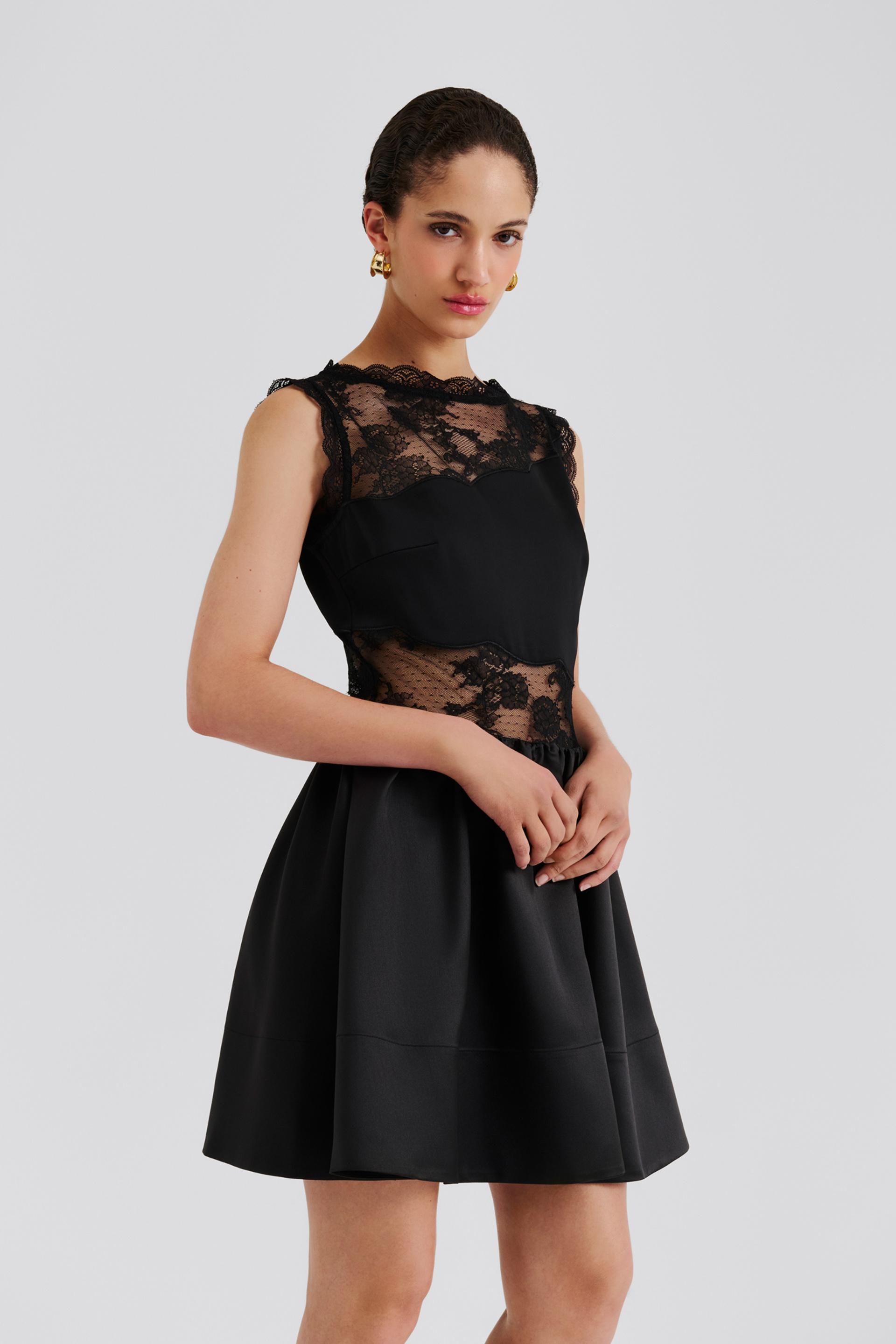 Rosy mini dress Black (1)