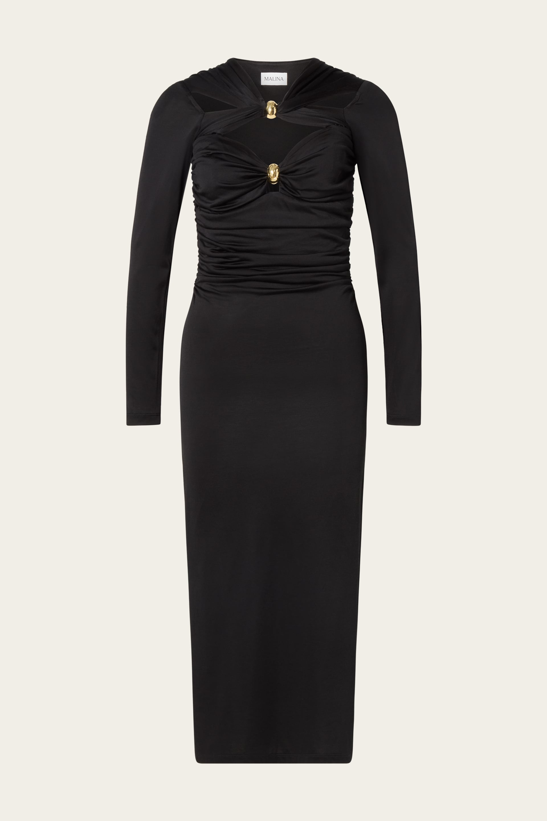 Amela midi dress Black (1)