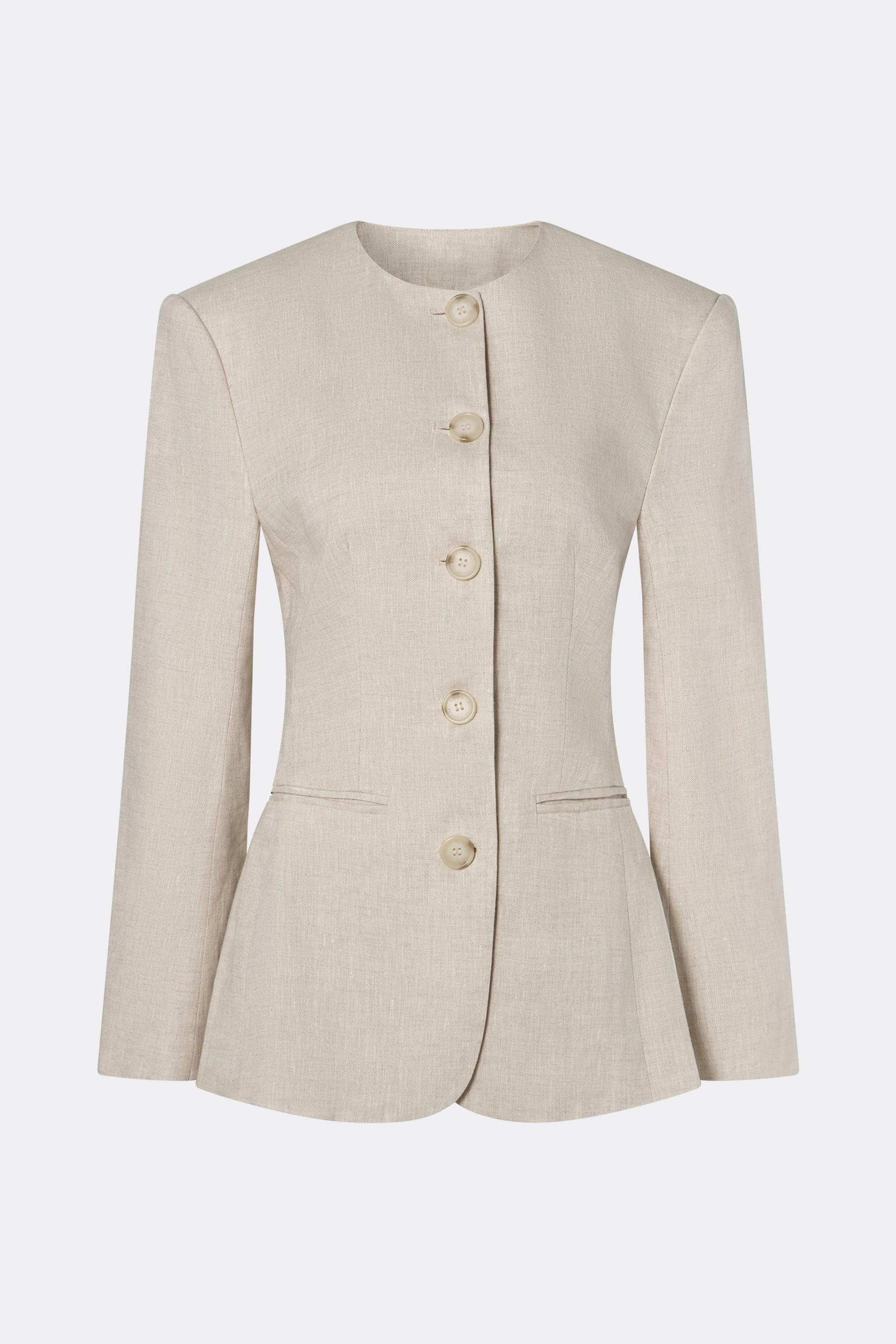Carol linen blazer Sand 1