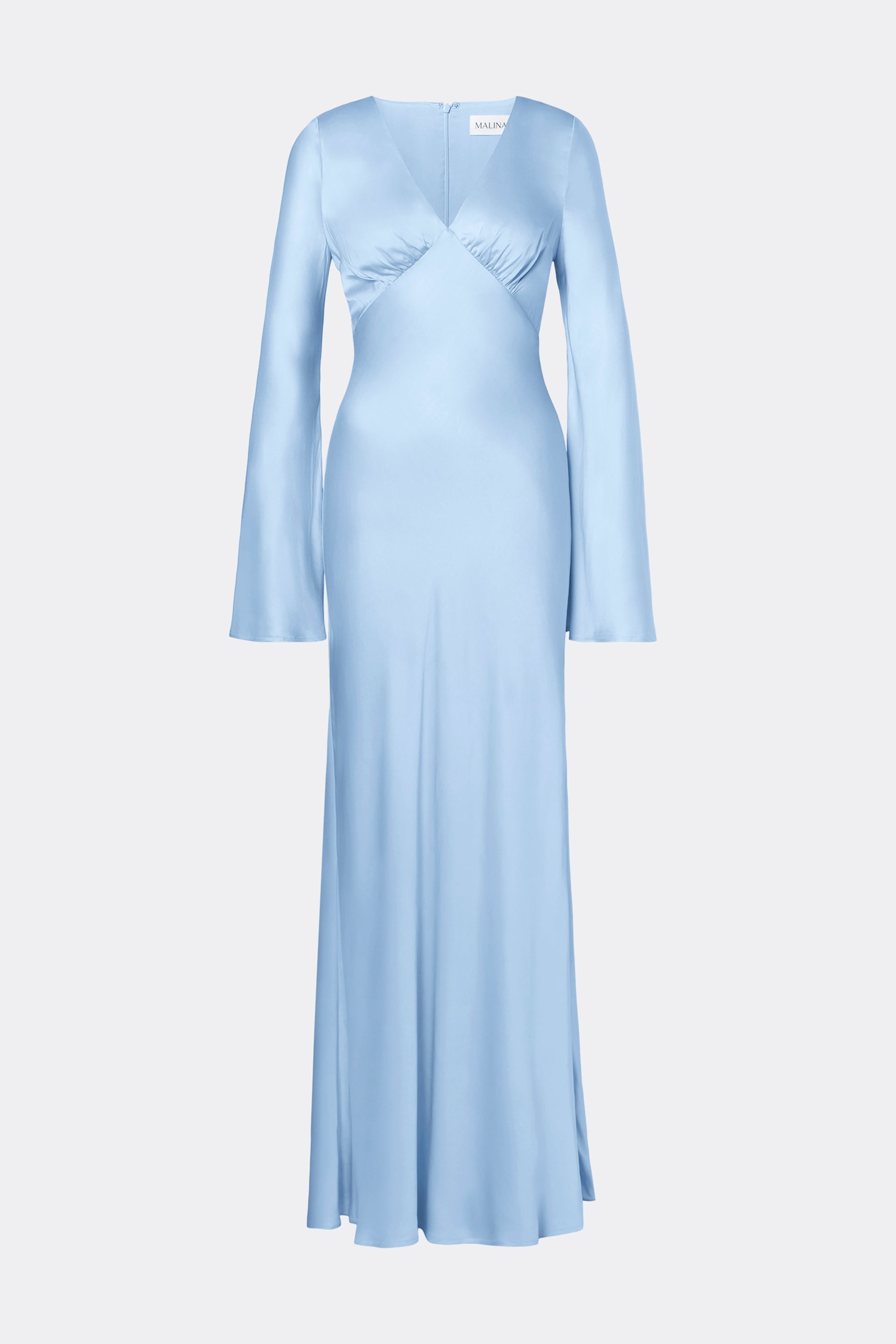 Carolina maxi dress Dusty Blue (1)