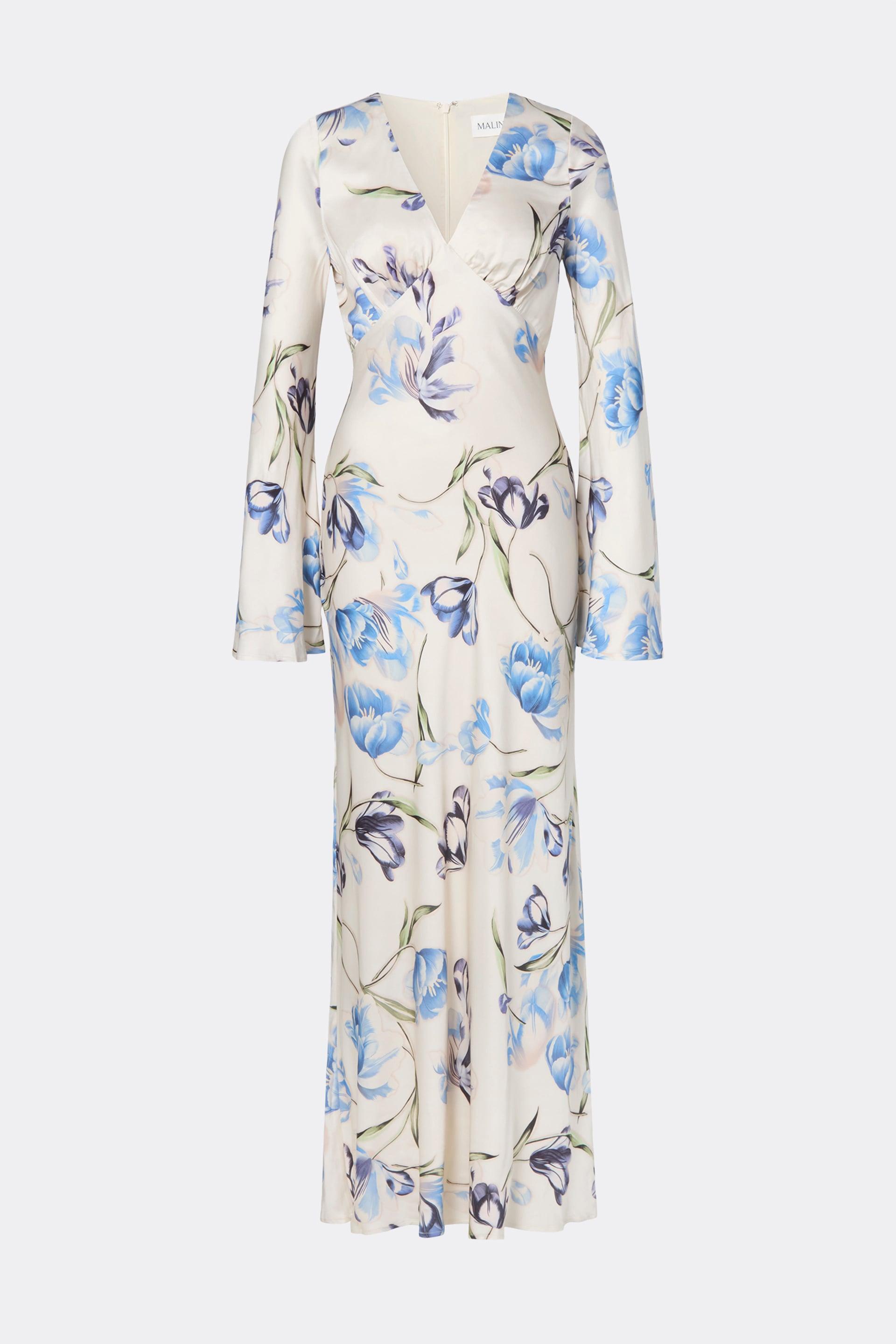 Carolina maxi dress Tulip Blue (1)