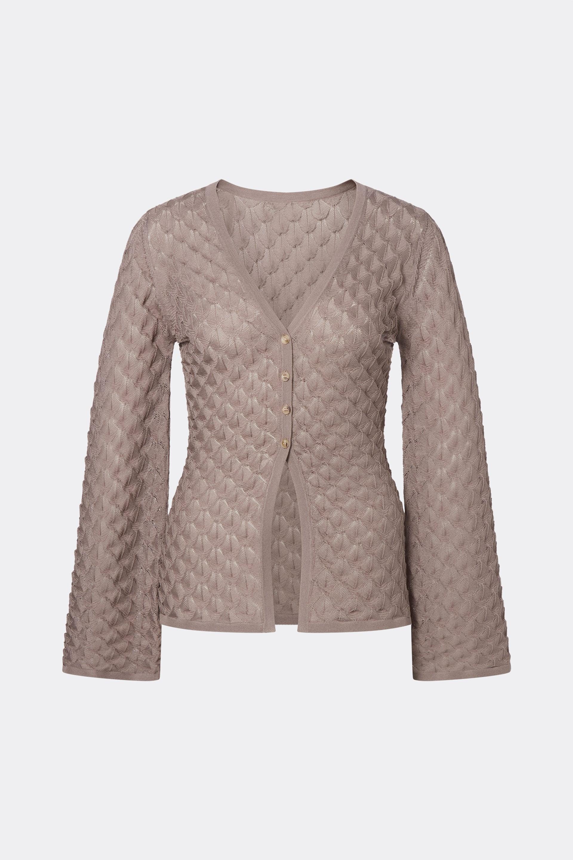 Ayla cardigan Taupe (1)