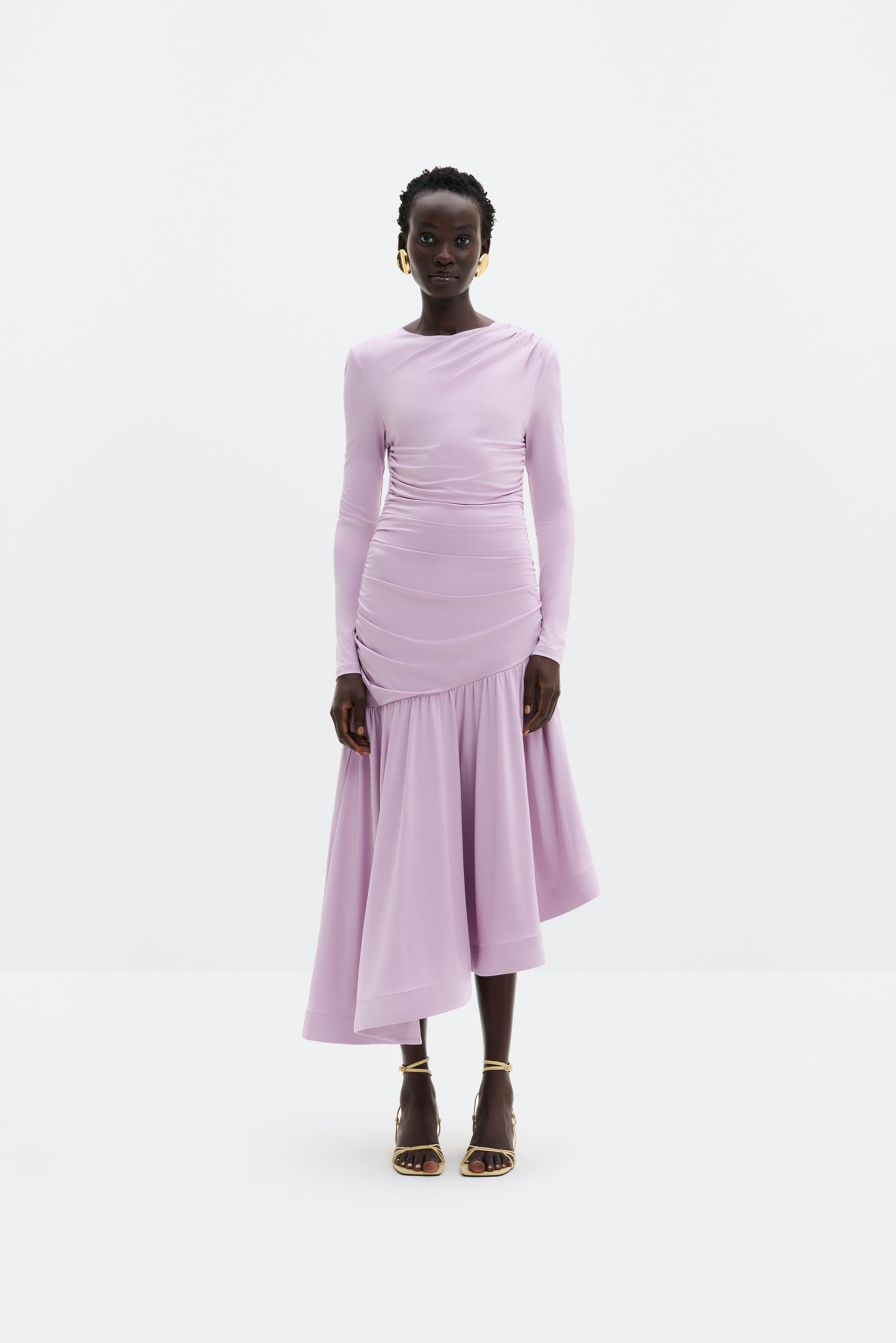 Lionelle midi dress Lavender (1)