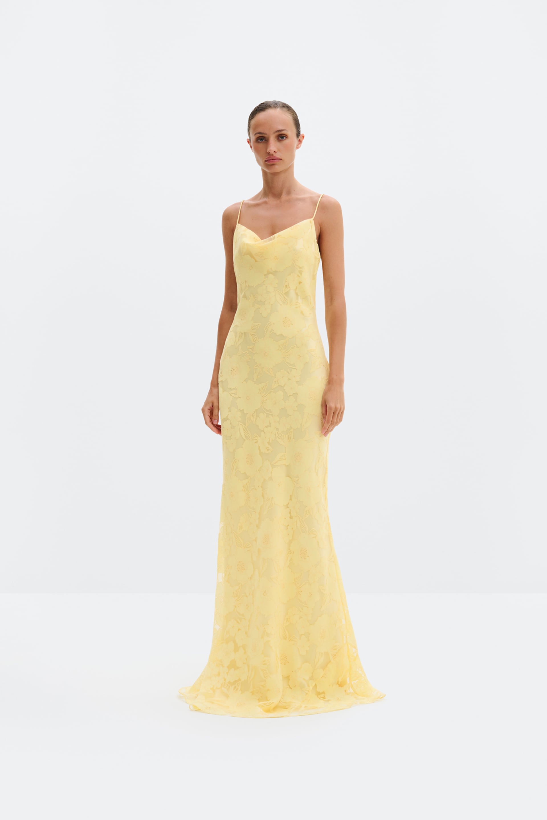Sorelle maxi dress Light Lemon (1)