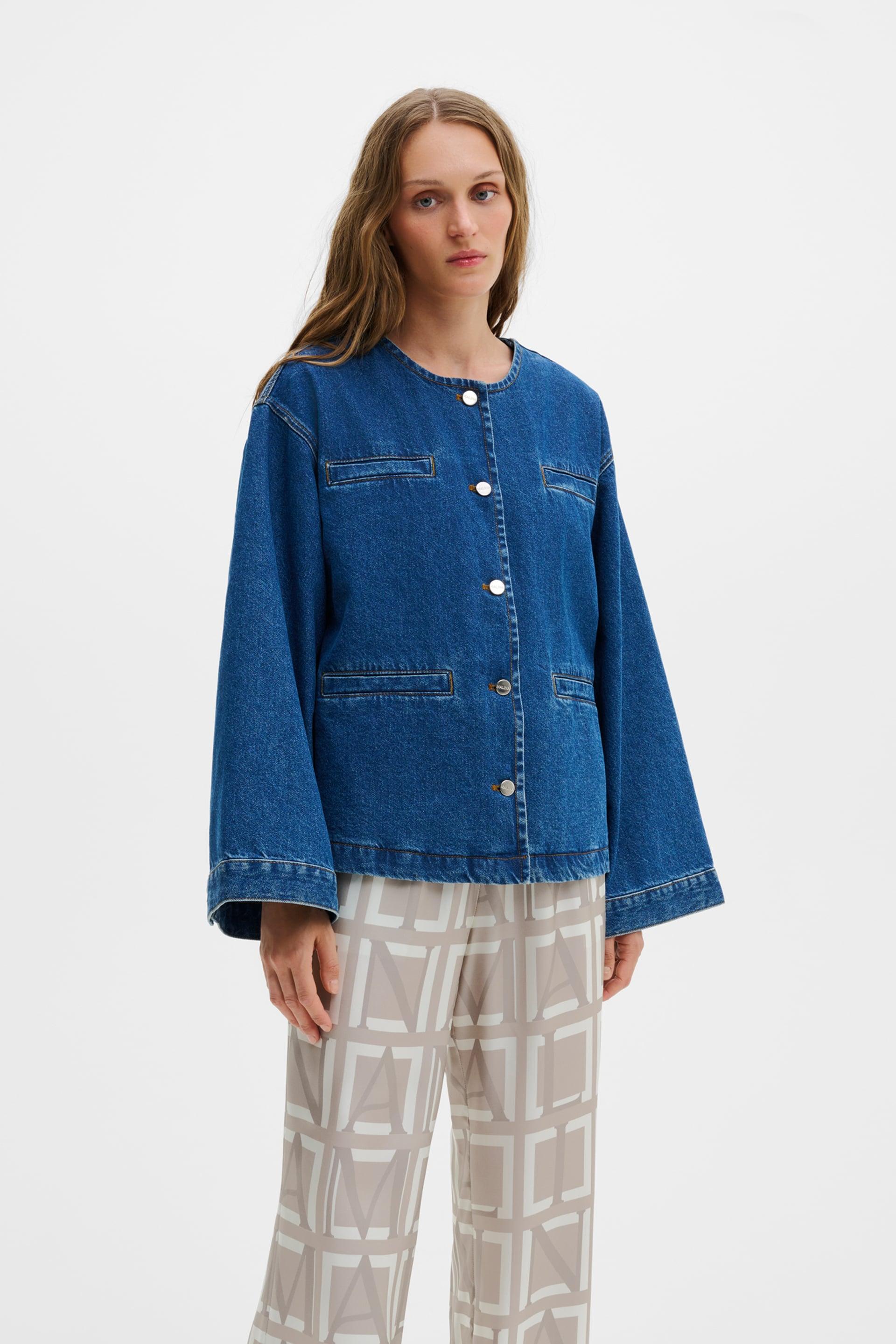 Malla denim jacket Dark Blue Wash  2