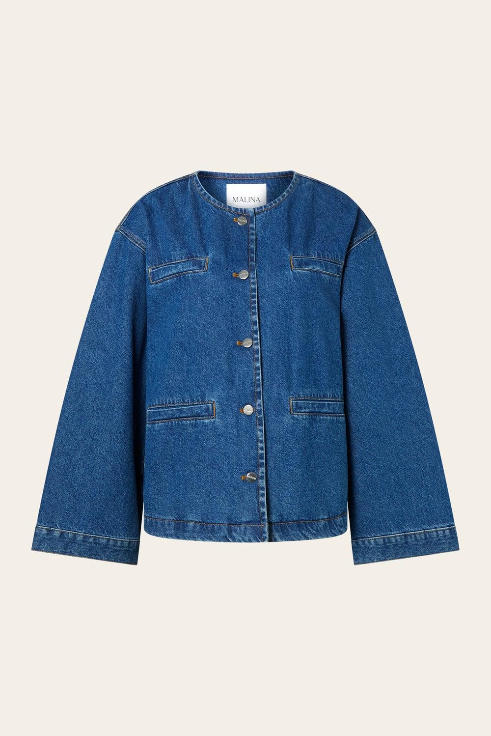 Malla denim jacket Dark Blue Wash  1