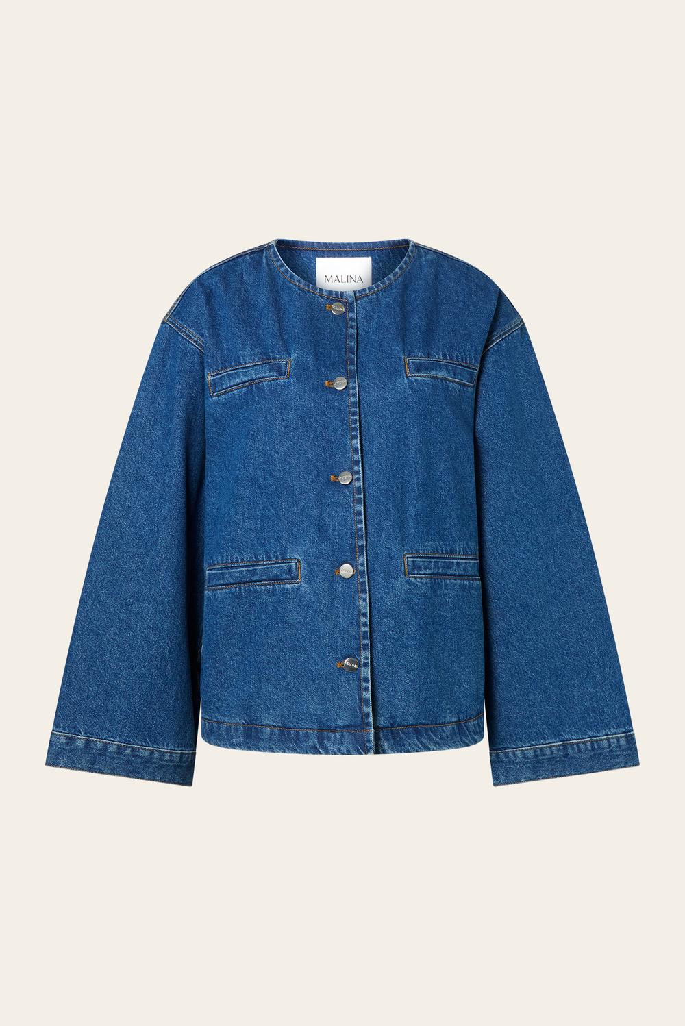 Malla denim jacket Dark Blue Wash  1