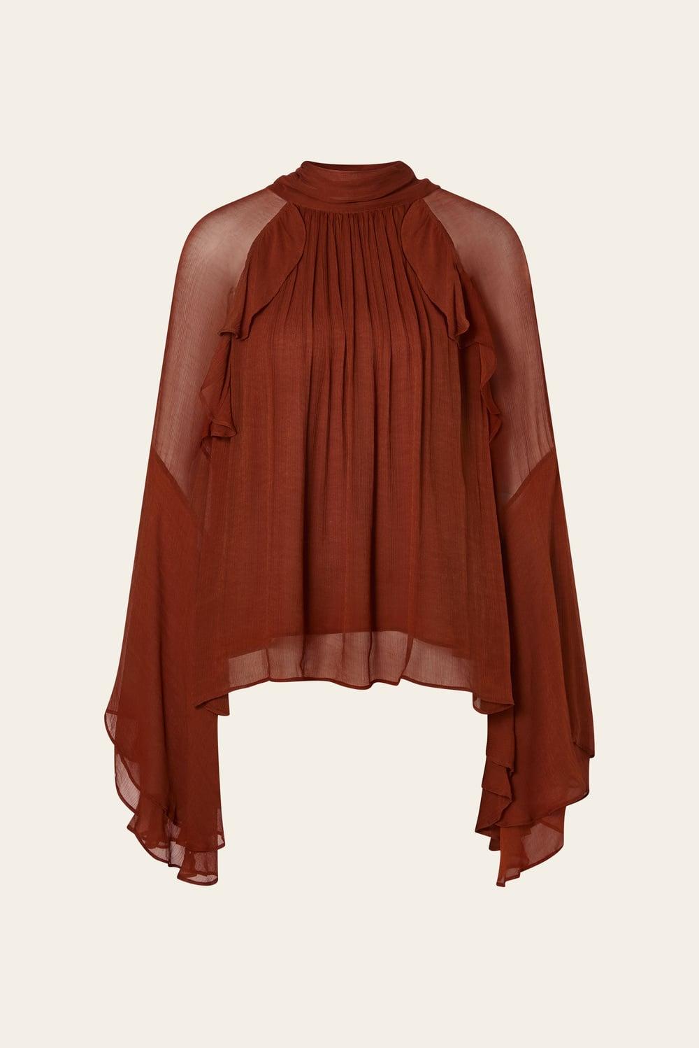 Therese blouse Rust 1