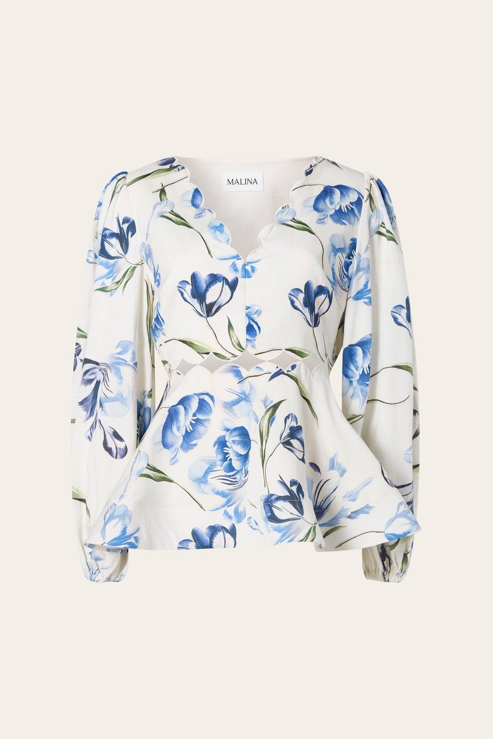 Maya blouse Tulip Blue 1