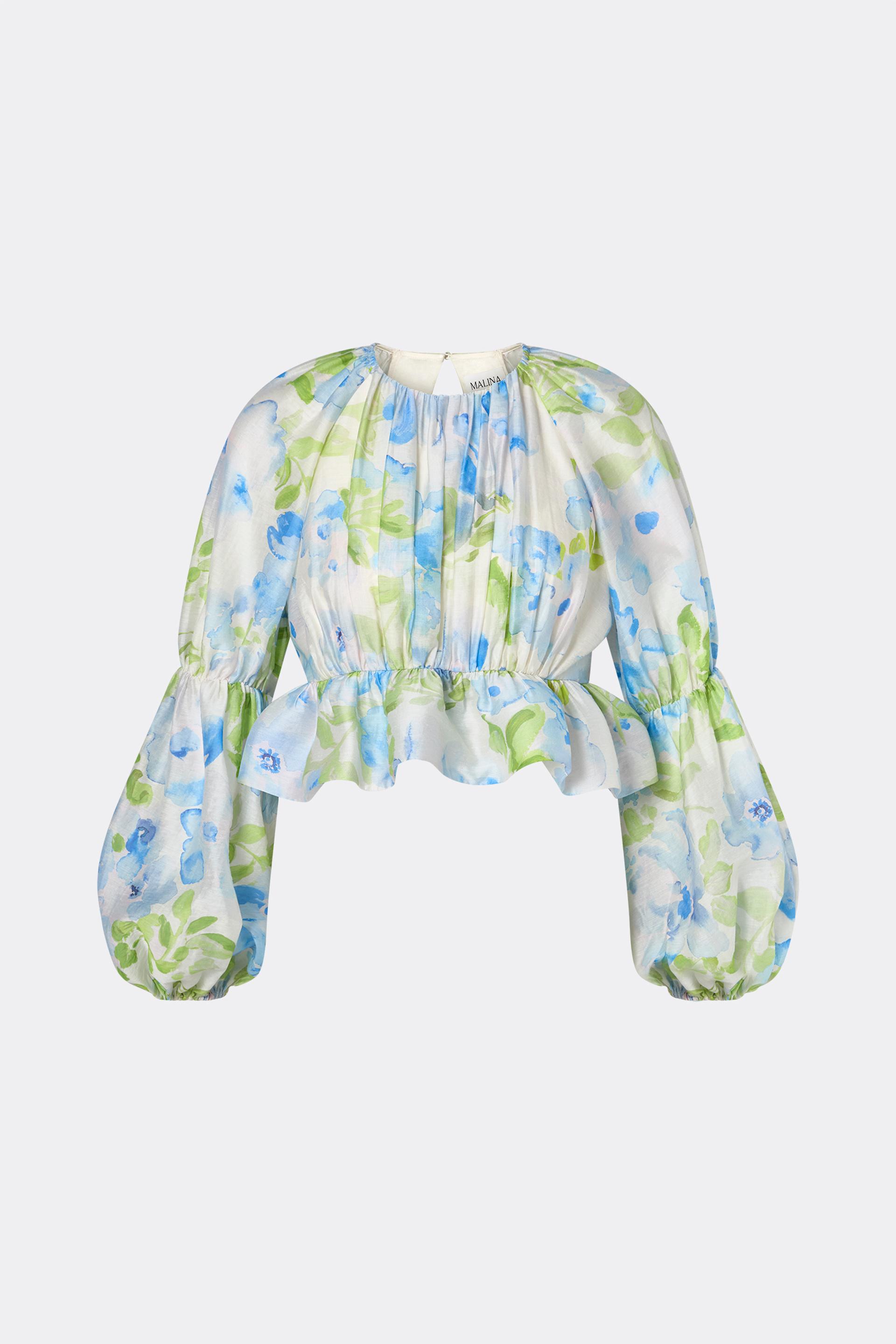 Elliana blouse Pastel Floral Vanilla 1