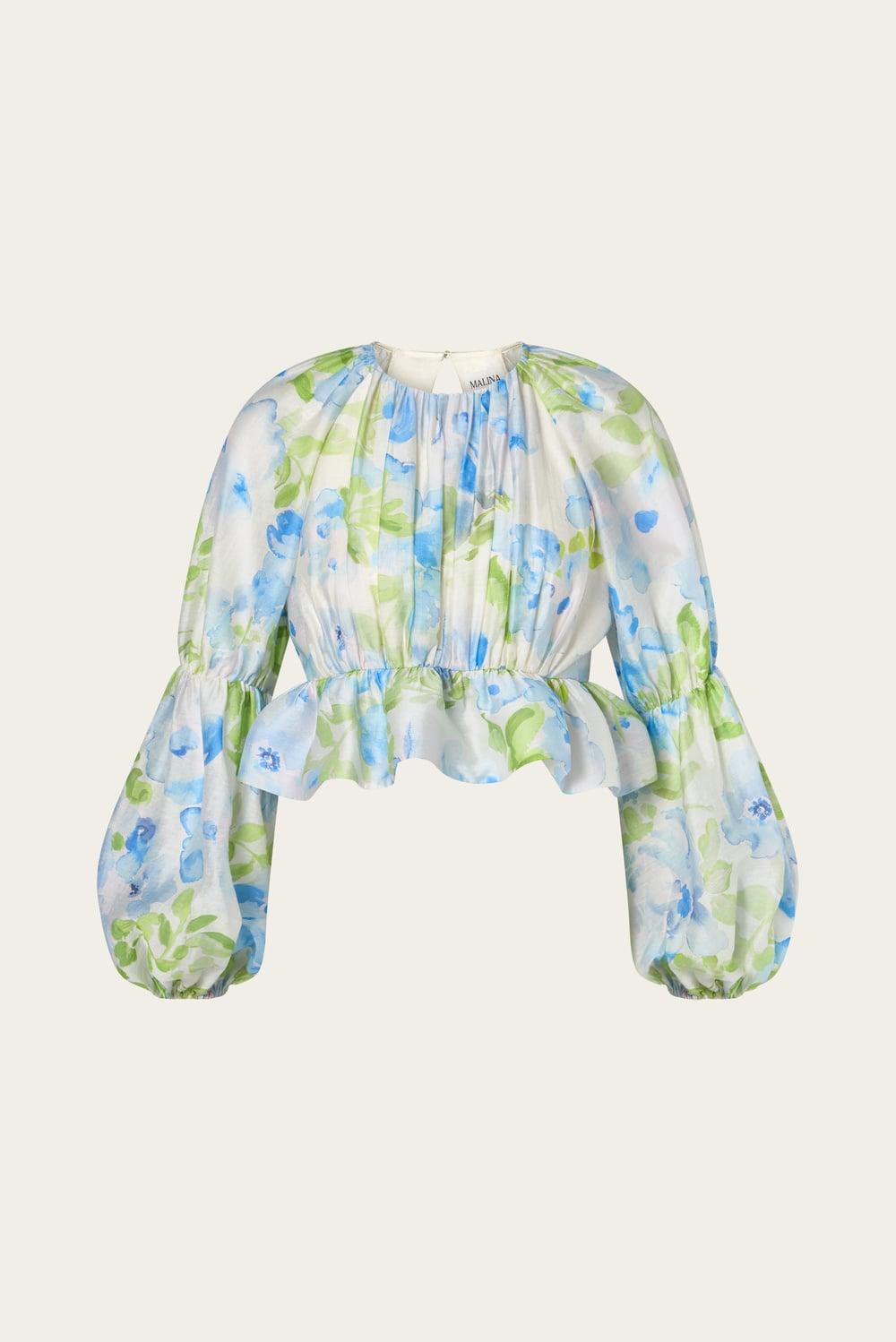 Elliana blouse Pastel Floral Vanilla 1