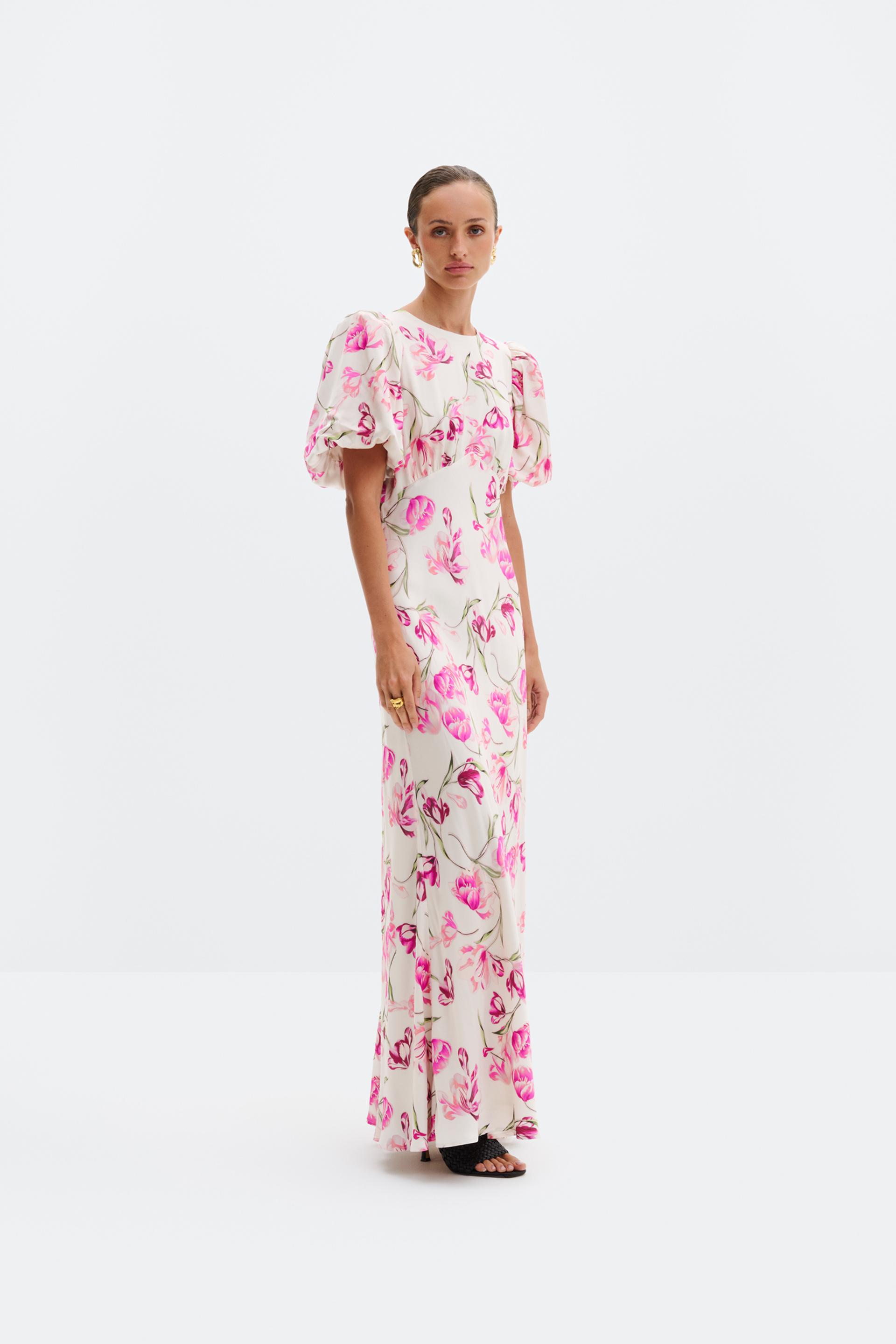 Freja maxi dress Tulip Pink (1)