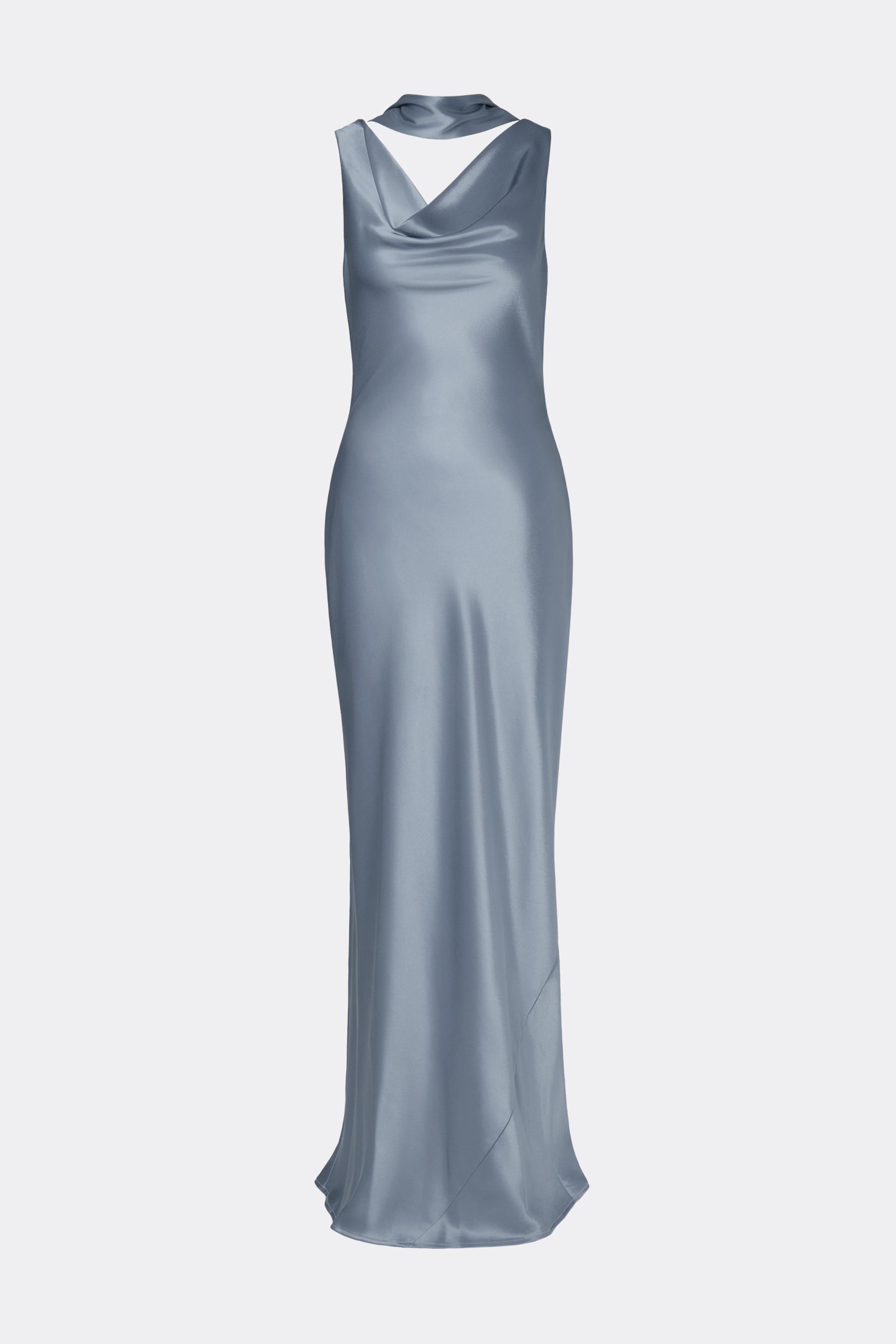 Vida maxi dress Steel Blue (1)