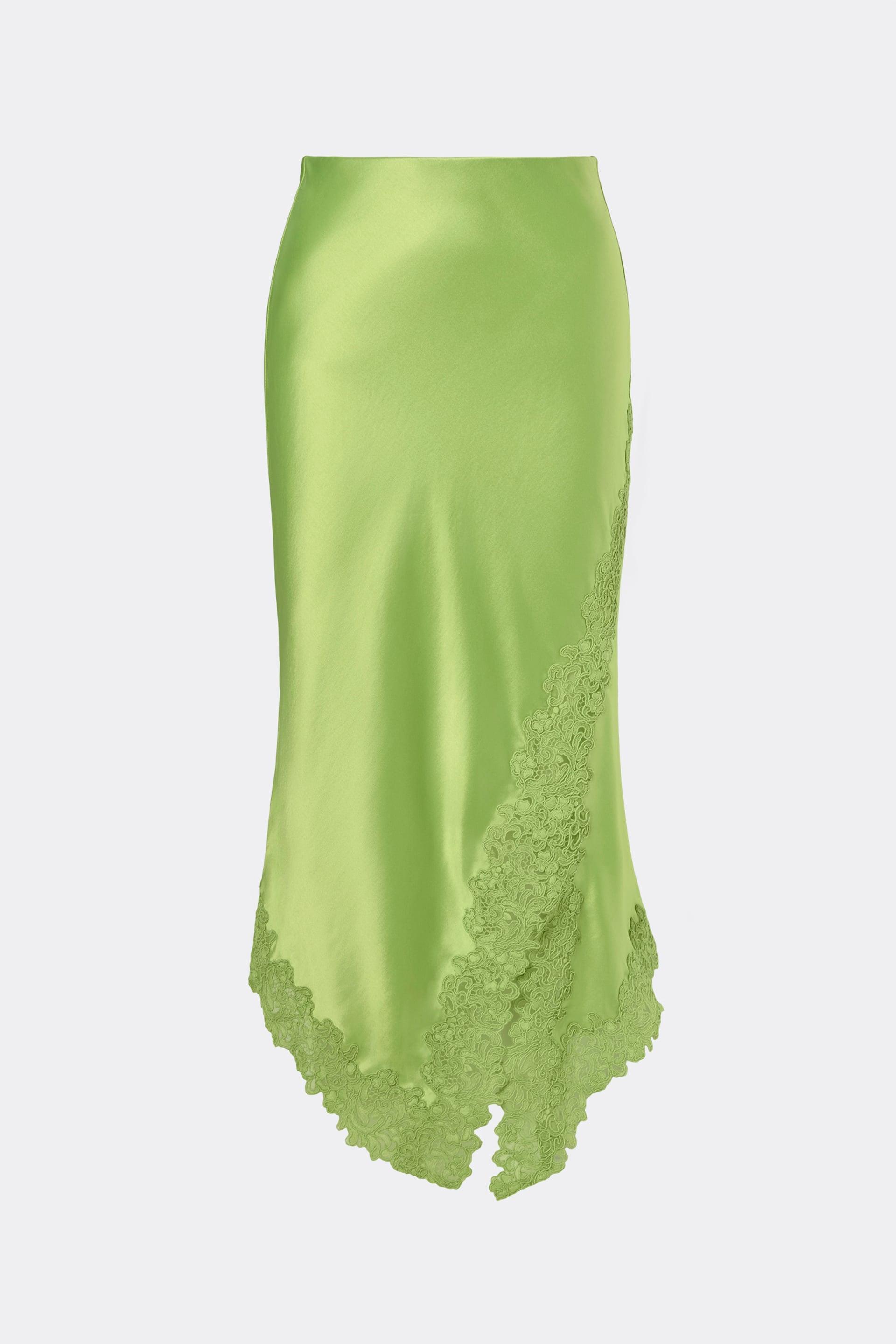 Heylin midi skirt Lime (1)