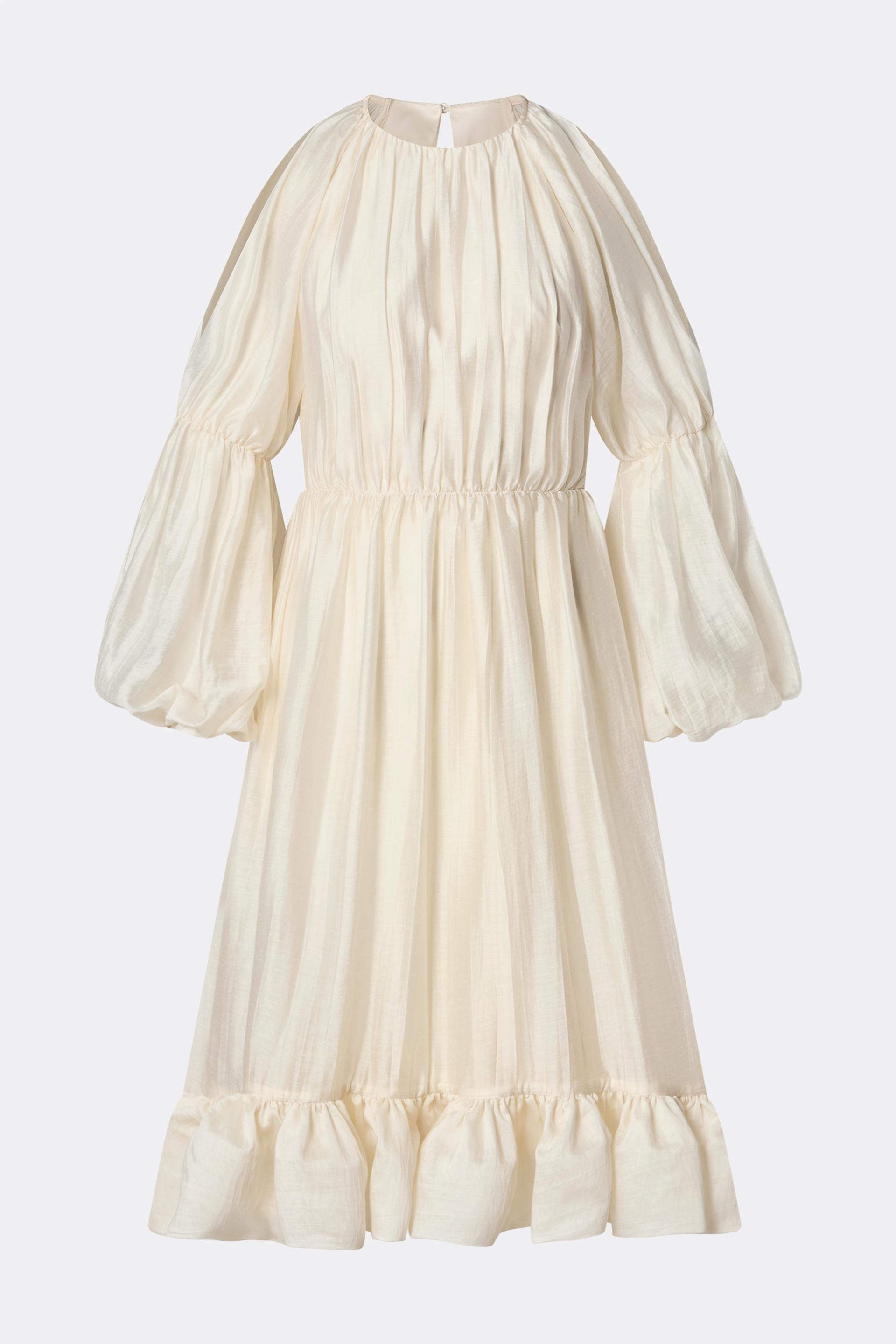 Leontine midi dress Pearl (1)