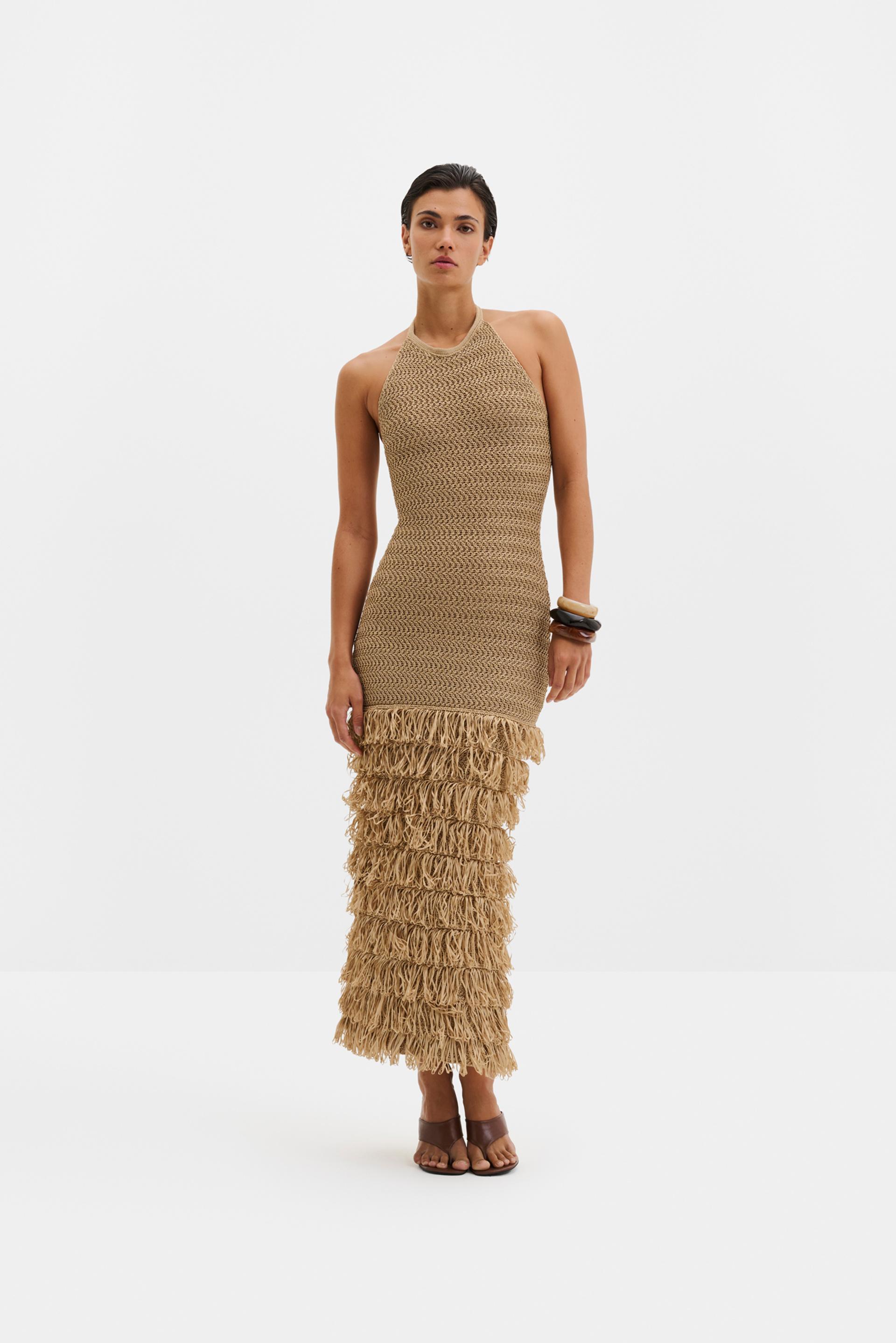 Elissa maxi dress Sand (1)
