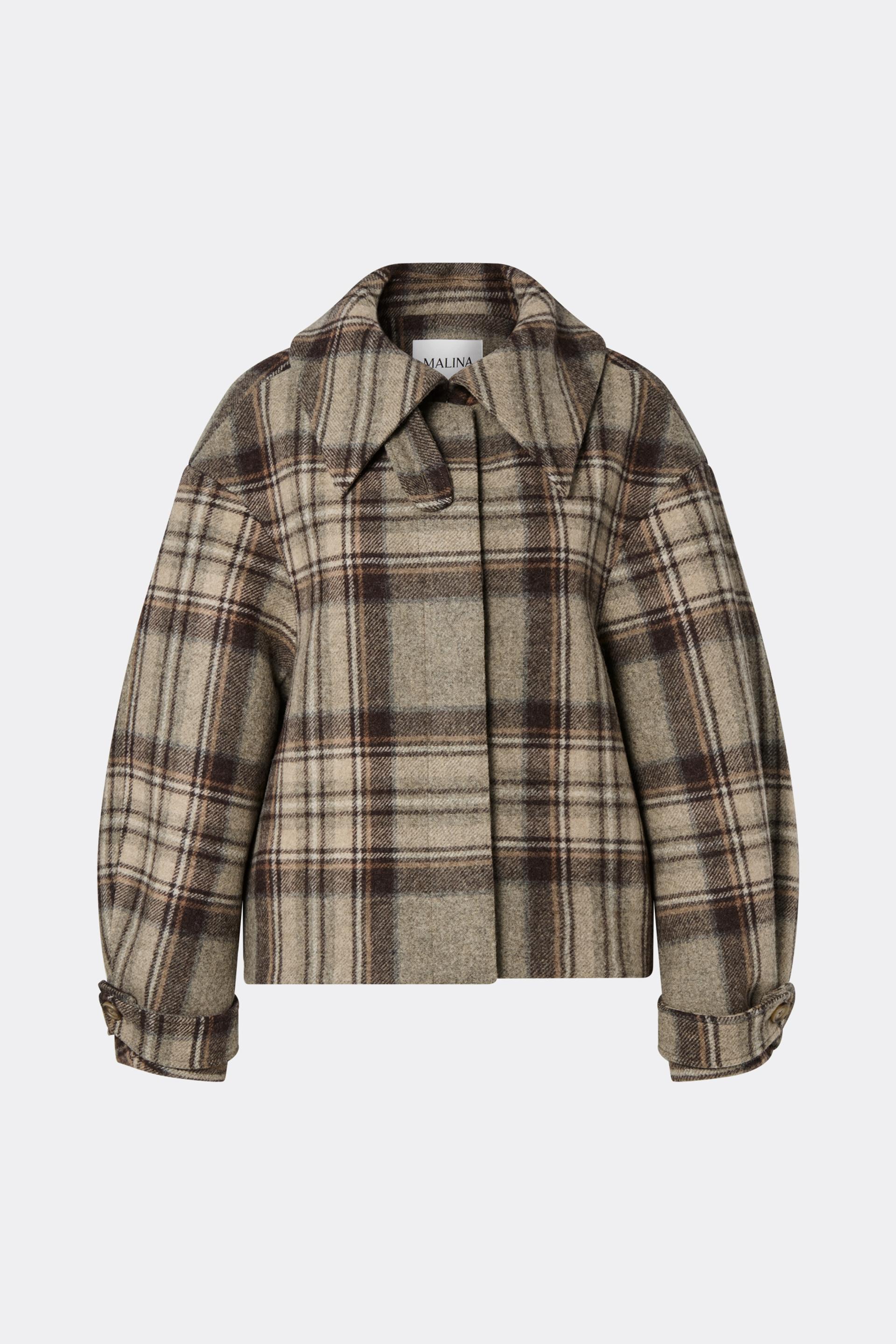 Callie jacket Steel Checks (1)