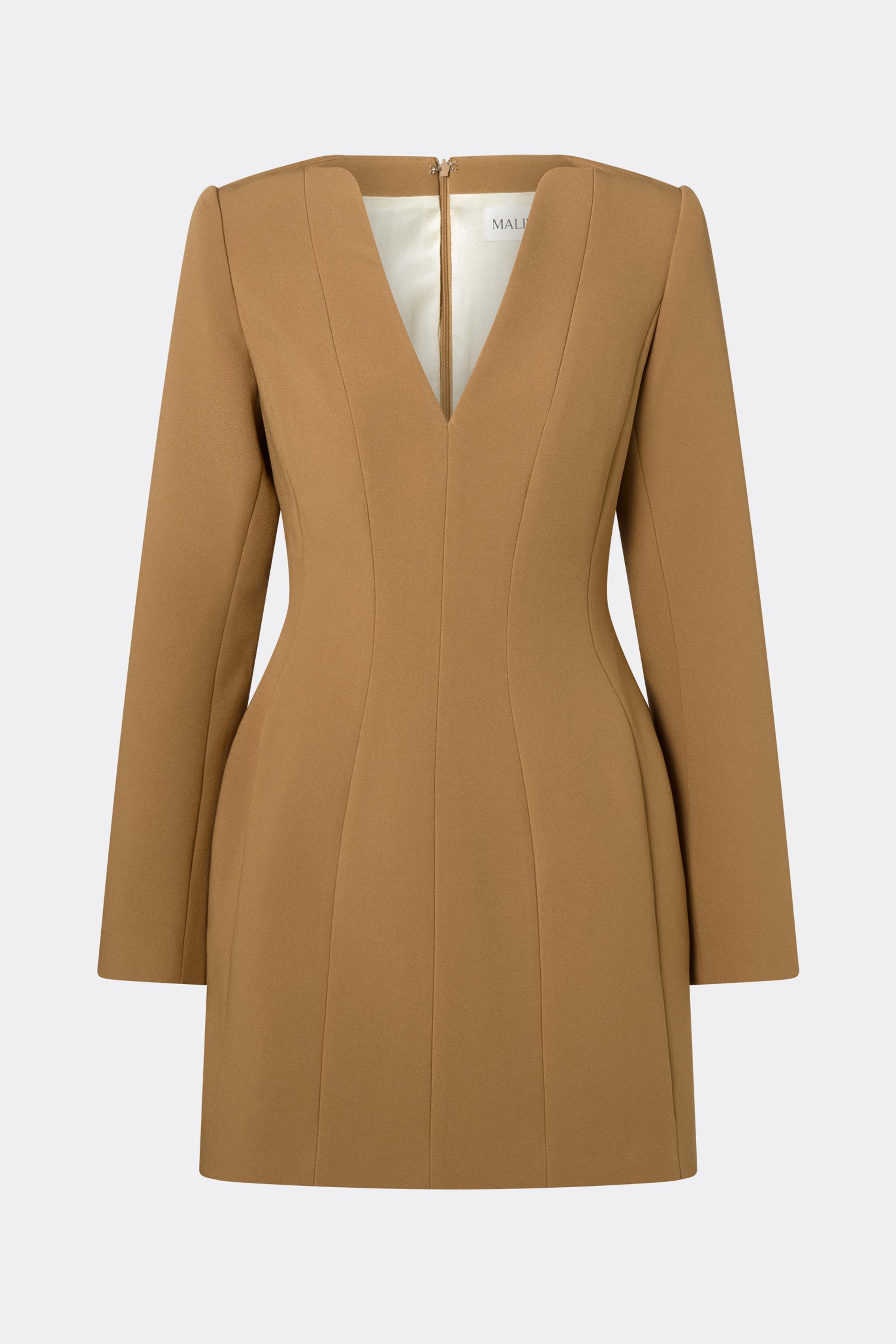 Ninni mini dress Camel (1)