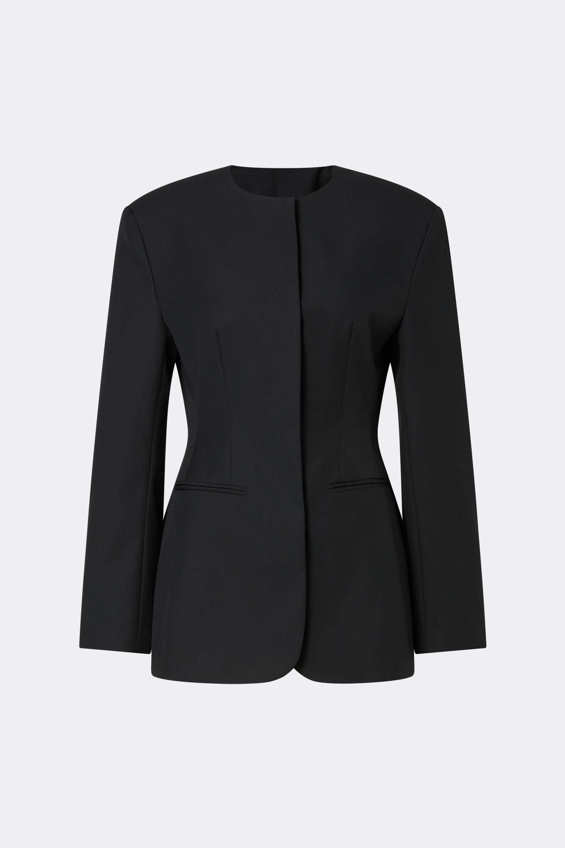 Carol wool blazer Black (1)