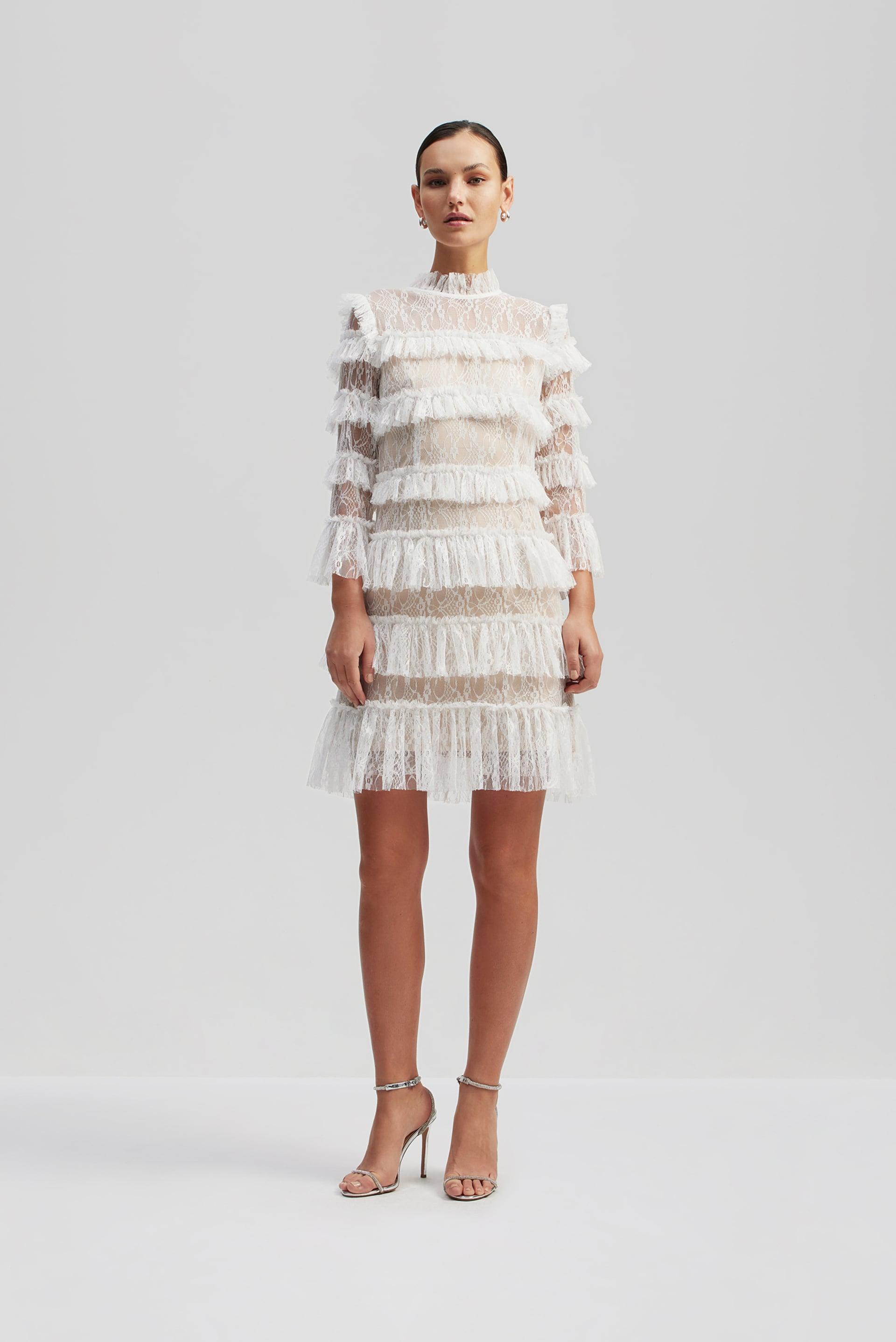 Carmine mini dress White 2