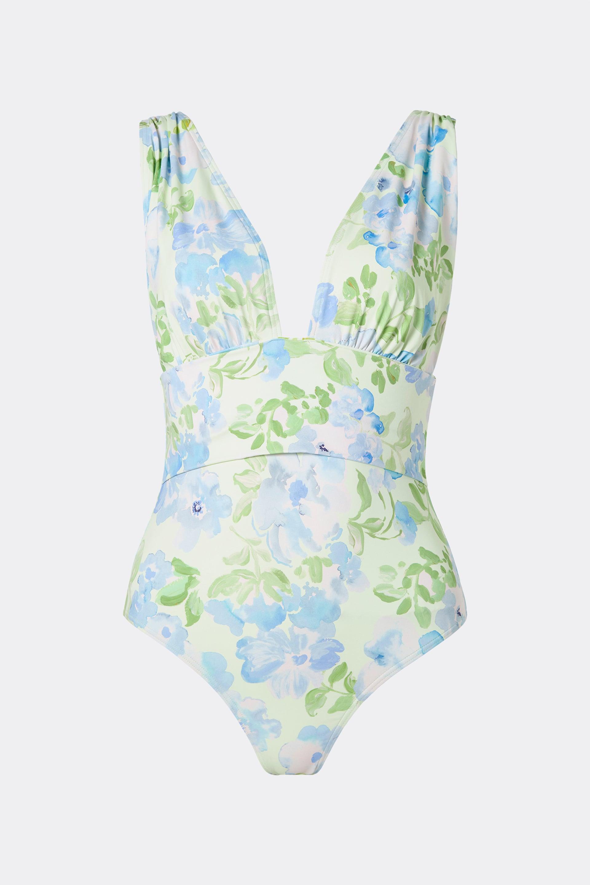 Alvina swimsuit Pastel Floral Pistachio (1)
